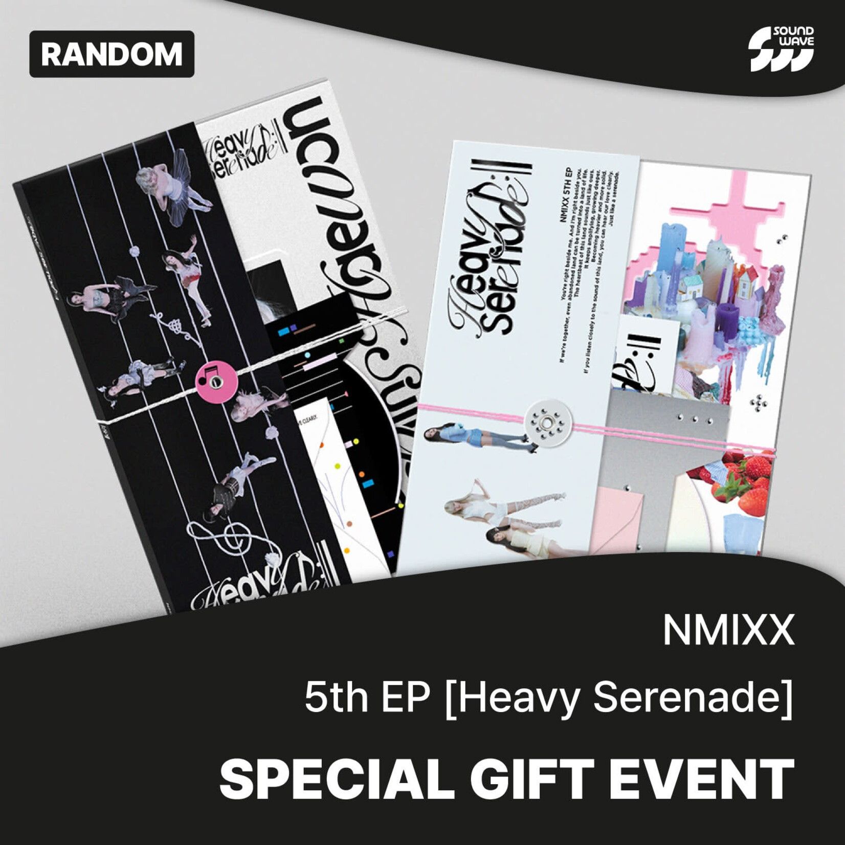 NMIXX NMIXX - 5TH EP [Heavy Serenade] (Photobook Ver.) + Random Photocard (SW)