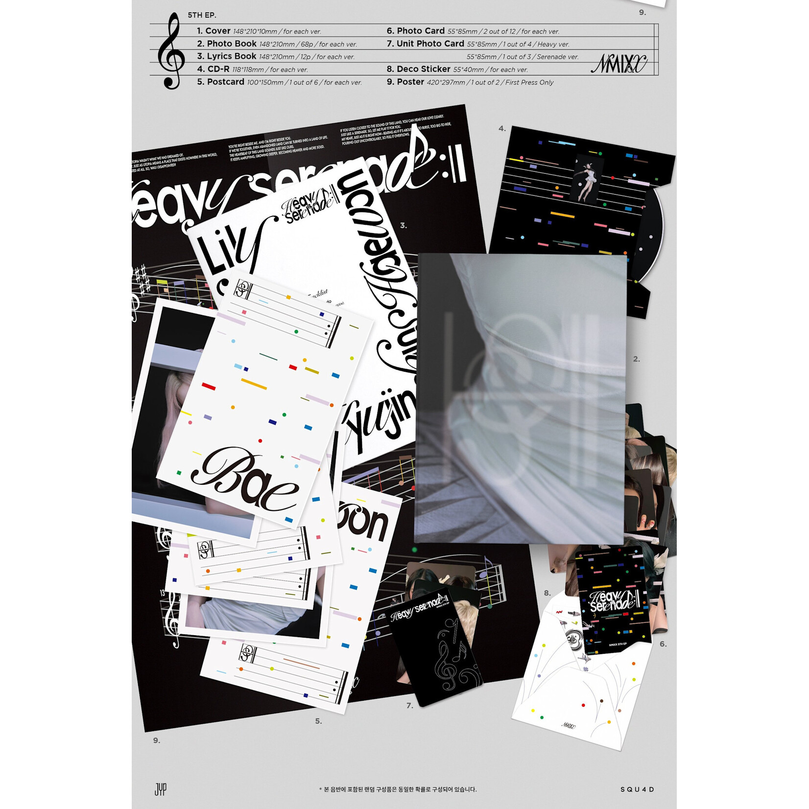 NMIXX NMIXX - 5TH EP [Heavy Serenade] (Melody Box Ver.) + Random Photocard (APPLE MUSIC)
