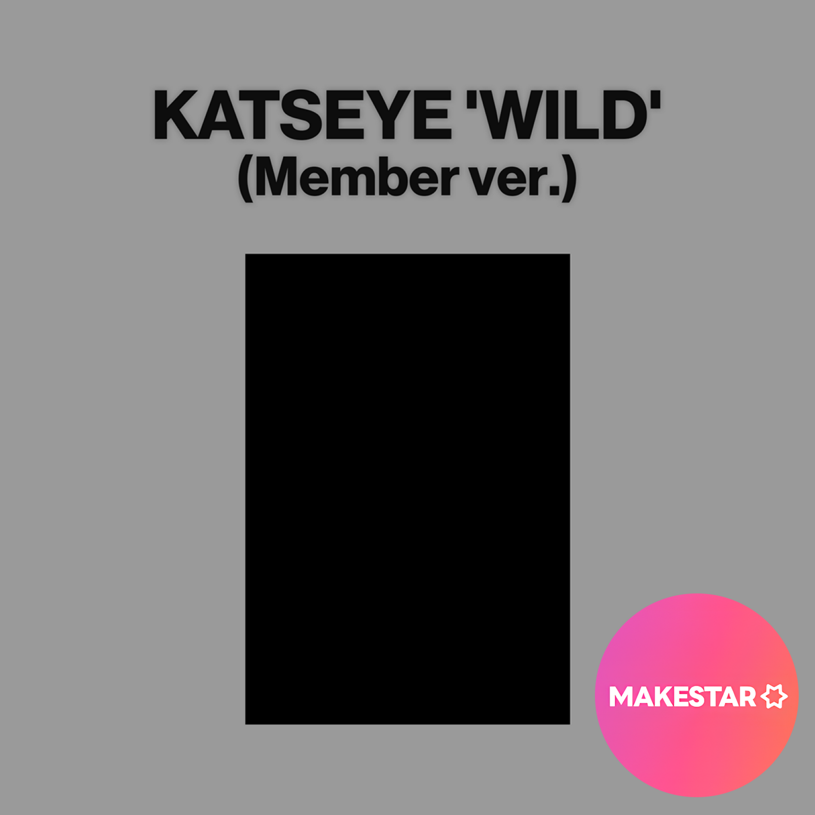 Katseye KATSEYE - 'WILD' (Member ver.) + Random Photocard (MAKESTAR)