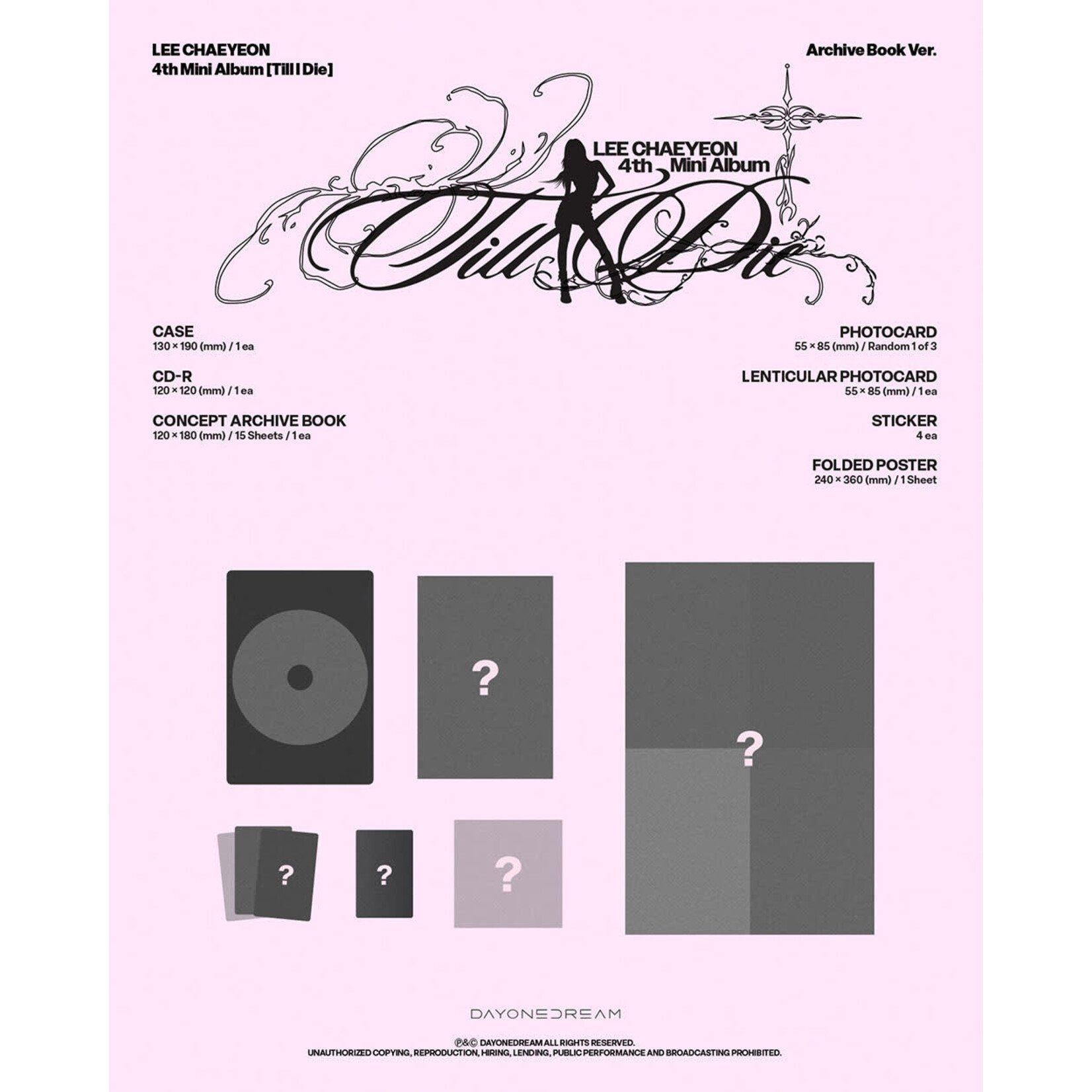 Lee Chae Yeon LEE CHAEYEON - 4th Mini Album [Till I Die] (Archive Book Ver.)