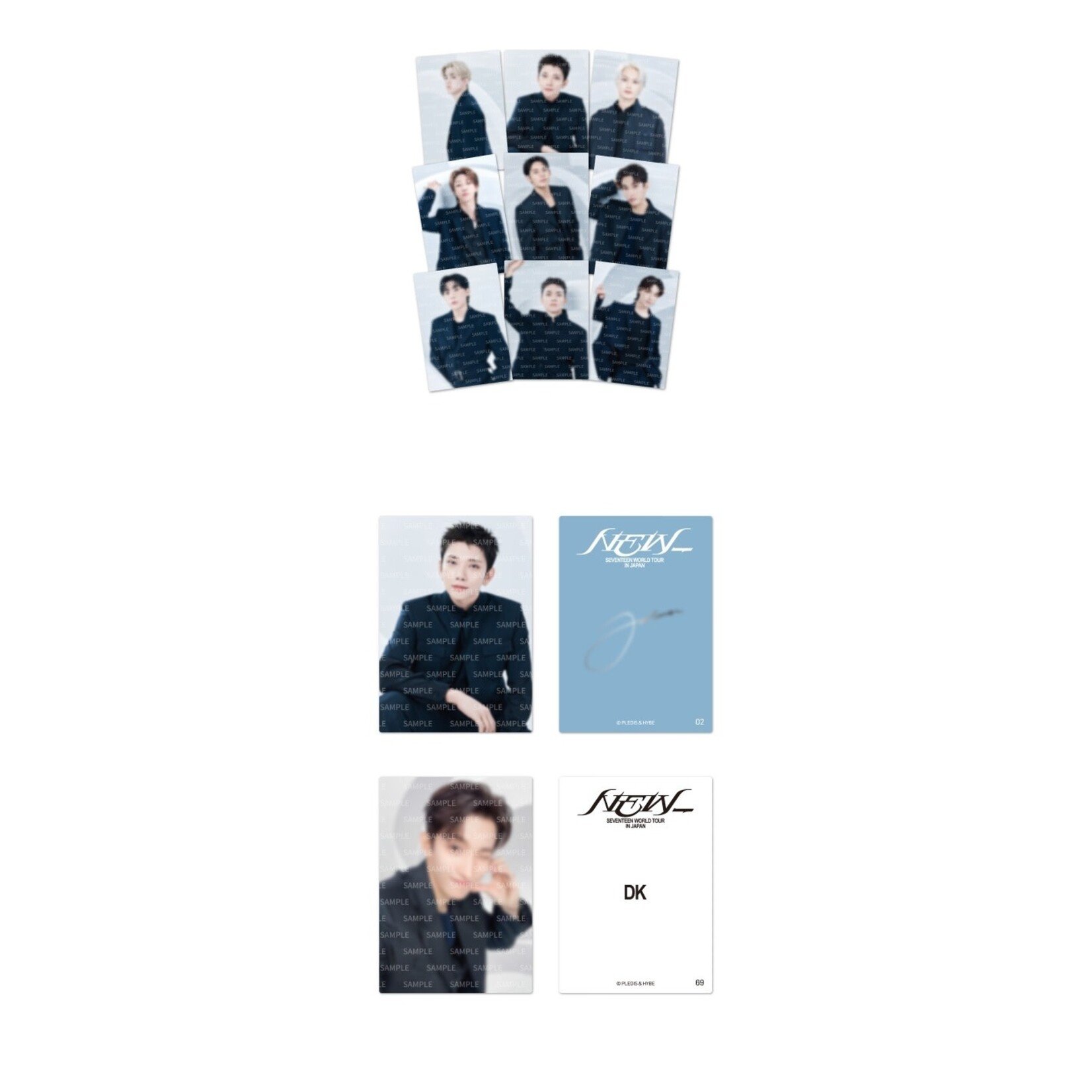 Seventeen SEVENTEEN - WORLD TOUR [NEW_] IN JAPAN MD : Trading Card Set