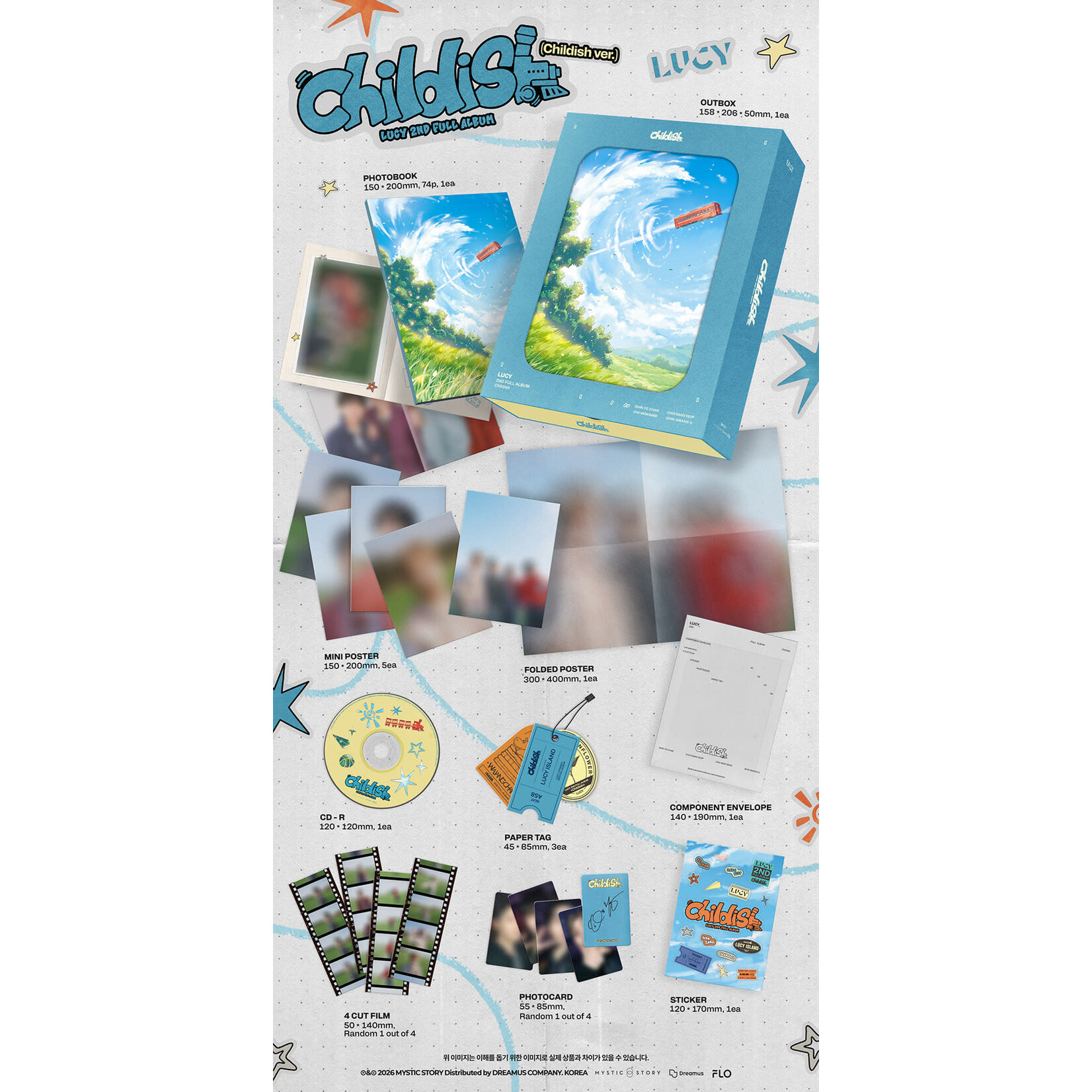 LUCY LUCY - 2nd Full Album [Childish] (Childish Ver.)