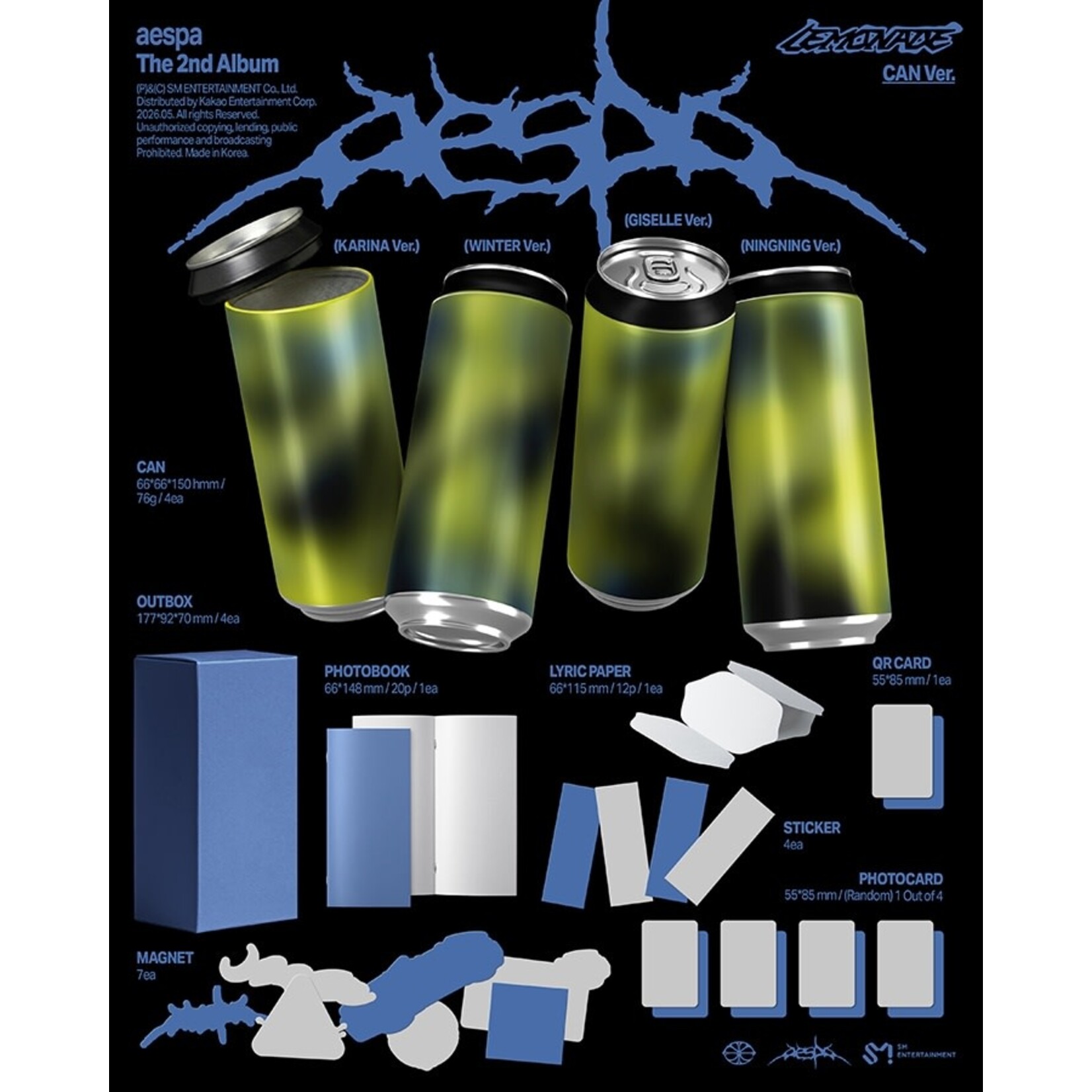 Aespa aespa - 2ND ALBUM [LEMONADE] (CAN Ver.)