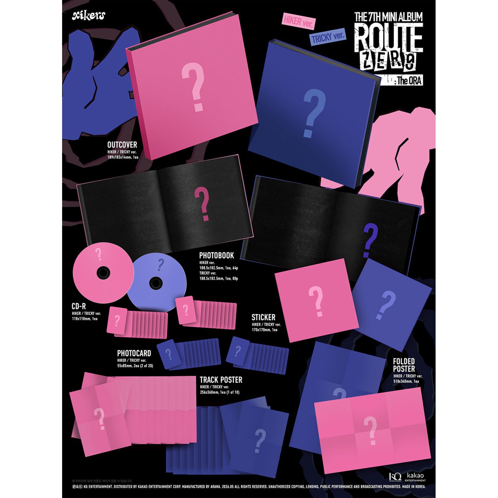 Xikers xikers - THE 7TH MINI ALBUM [ROUTE ZERO : The ORA] (Photobook Ver.)