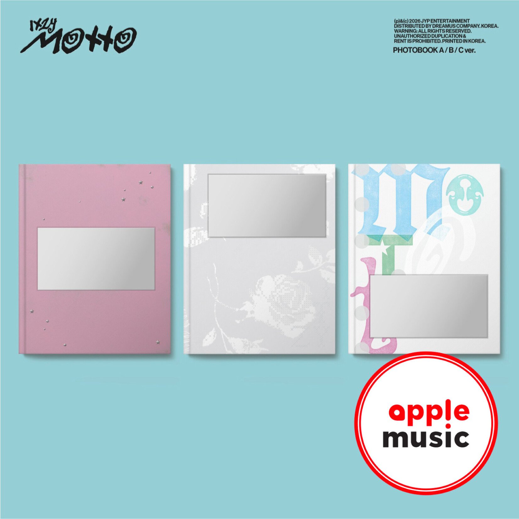 Itzy ITZY - [MOTTO] (Photobook Ver.) (3types Random Ver.)+ Random Photocard (APPLE MUSIC)