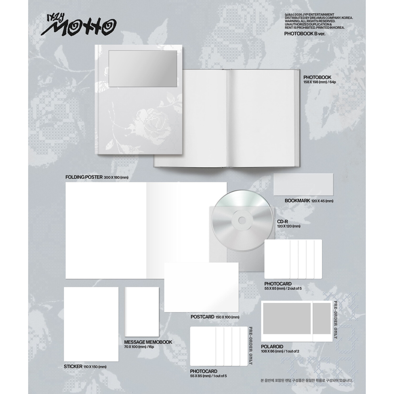 Itzy ITZY - [MOTTO] (Photobook Ver.) + Random Photocard (APPLE MUSIC)