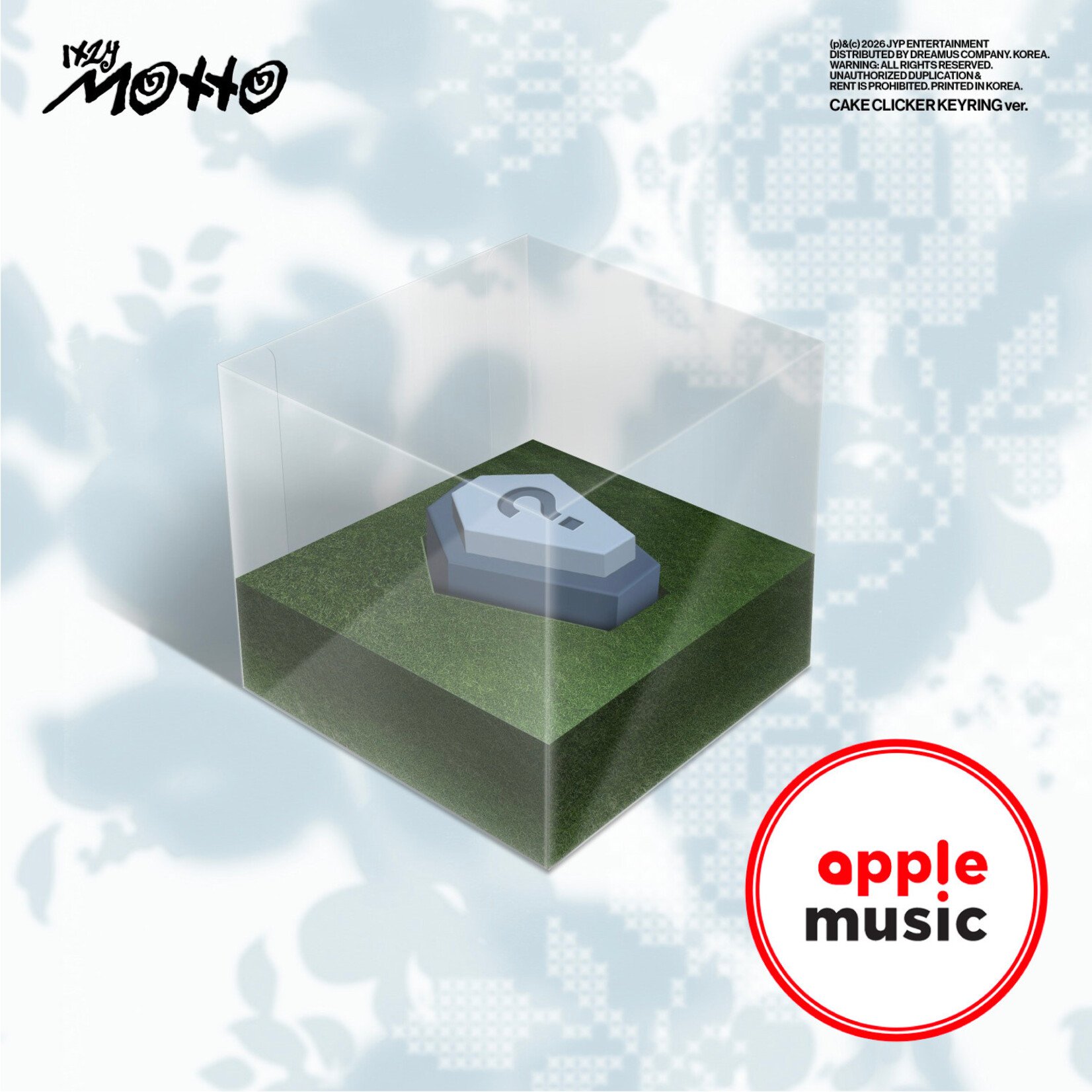 Itzy ITZY - [MOTTO] (CAKE CLICKER KEYRING Ver.)+ Random Photocard (APPLE MUSIC)