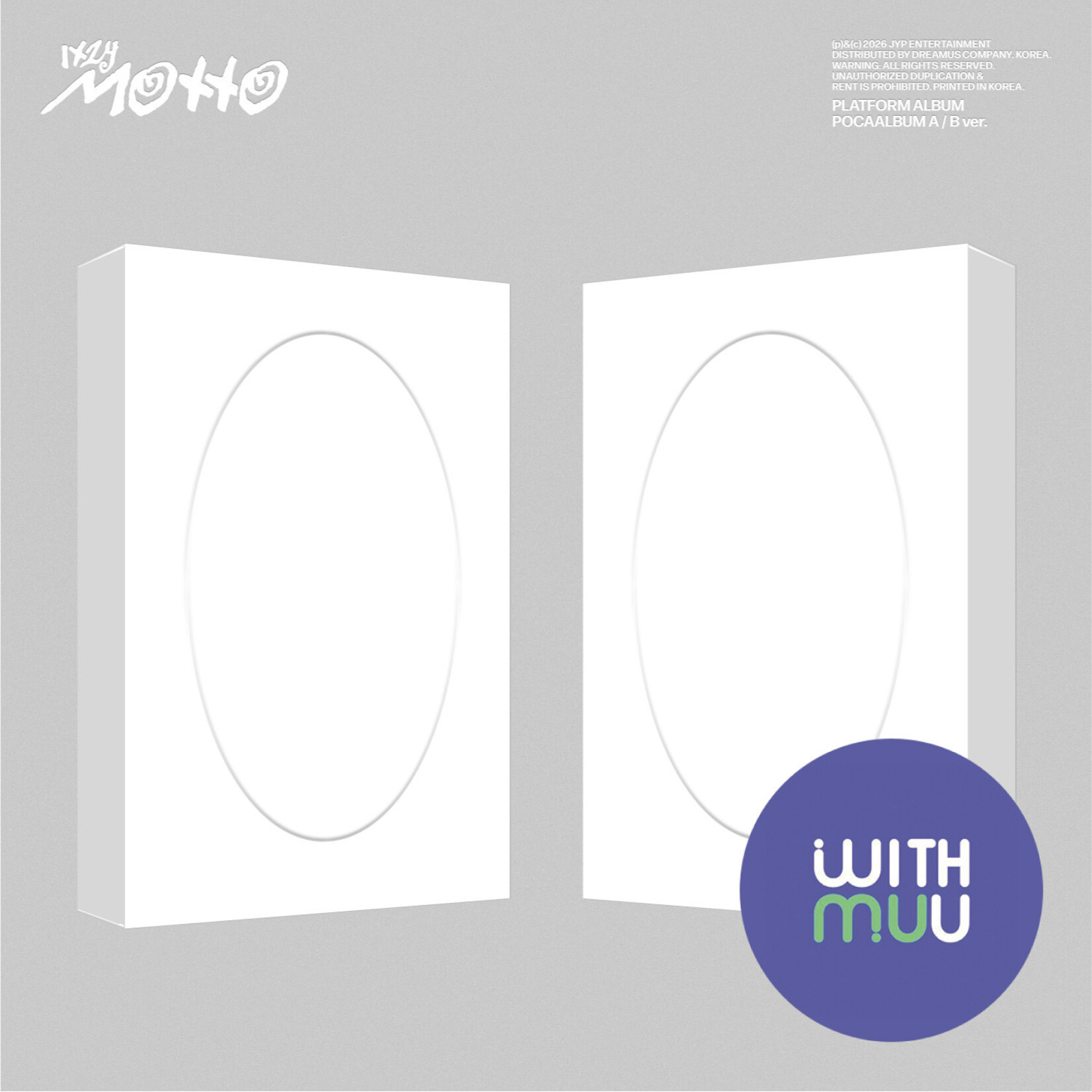 Itzy ITZY - [MOTTO] (POCAALBUM Ver.) + Random Photocard (Withmuu)