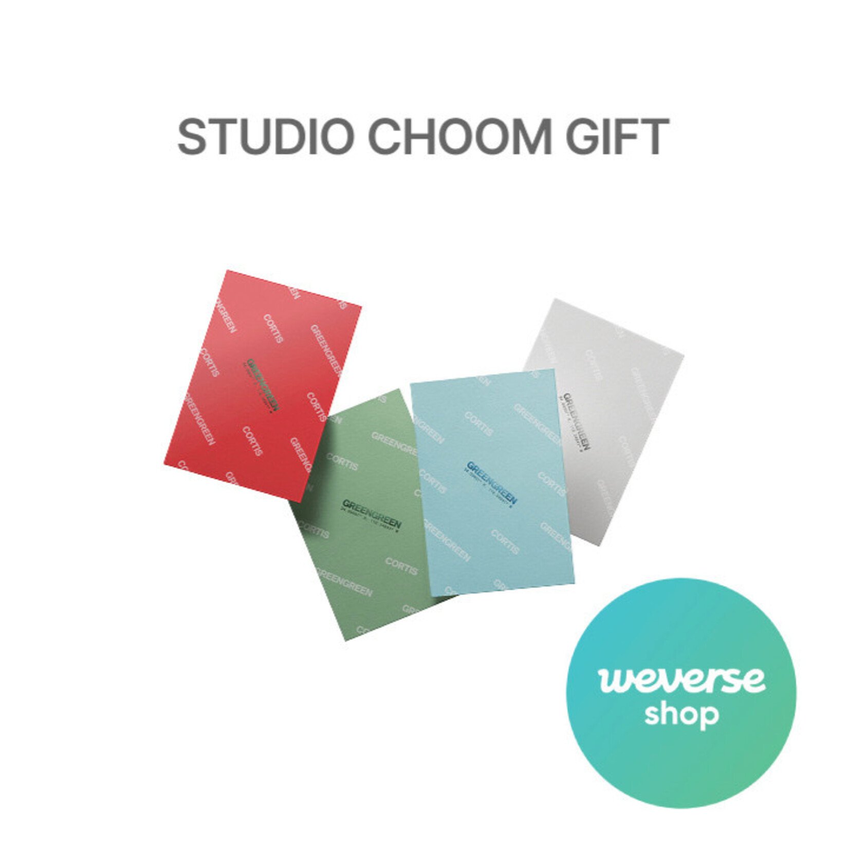 CORTIS [STUDIO CHOOM GIFT] CORTIS - The 2nd EP [GREENGREEN] (Weverse Albums ver.) + Weverse Gift (WS)