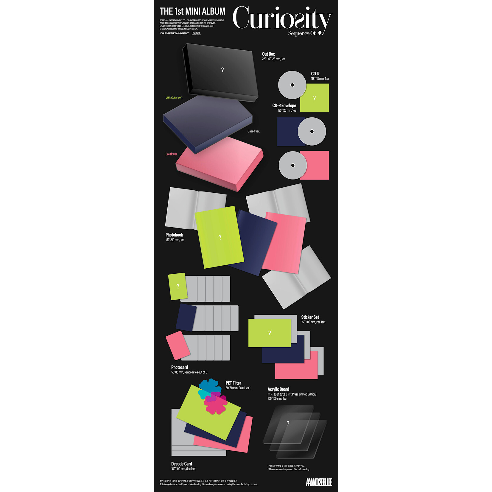 AND2BLE AND2BLE - 1ST MINI [Sequence 01 Curiosity] (Photobook Ver.)
