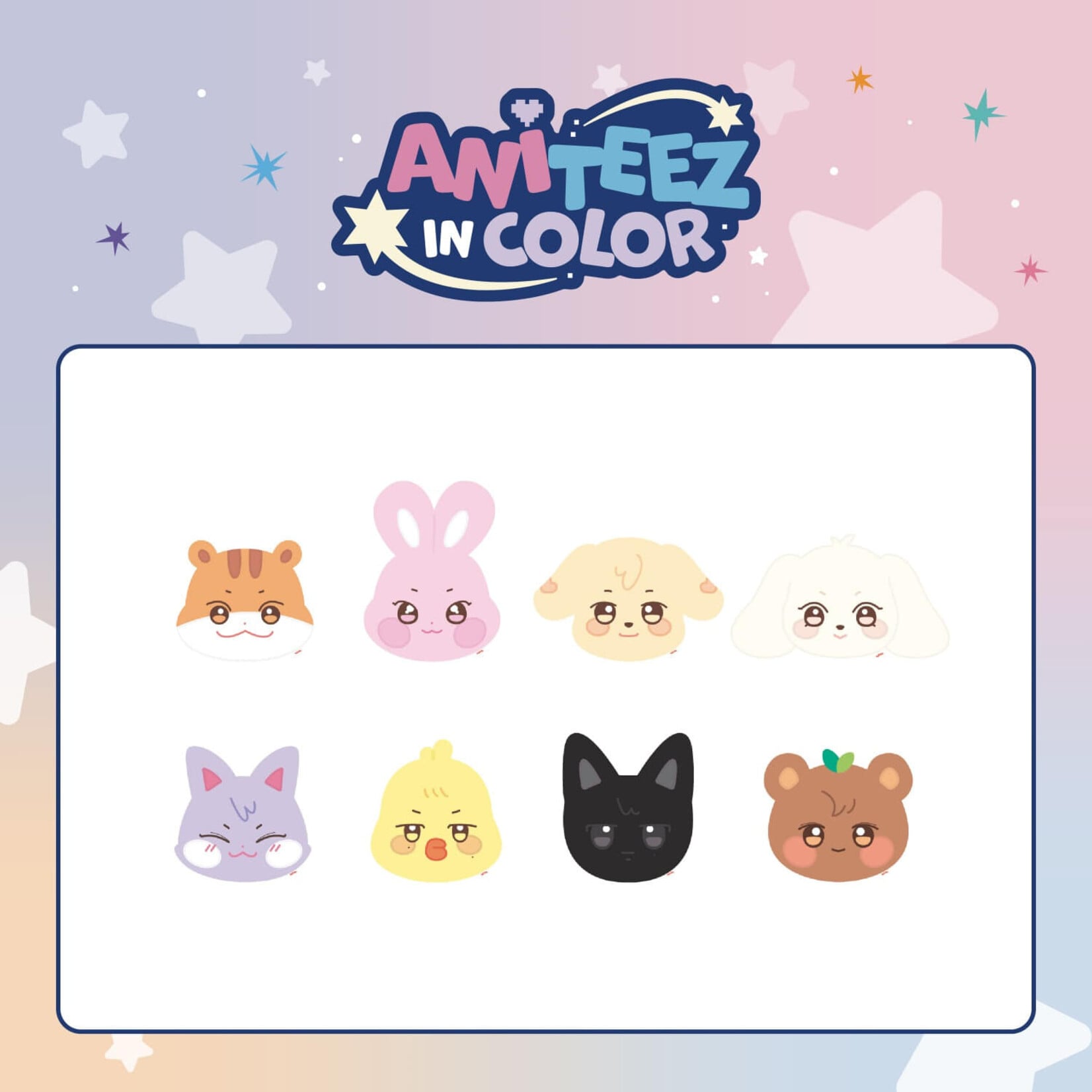 ATEEZ ATEEZ - 'ANITEEZ IN COLOR' MD ANITEEZ PLUSH CUSHION