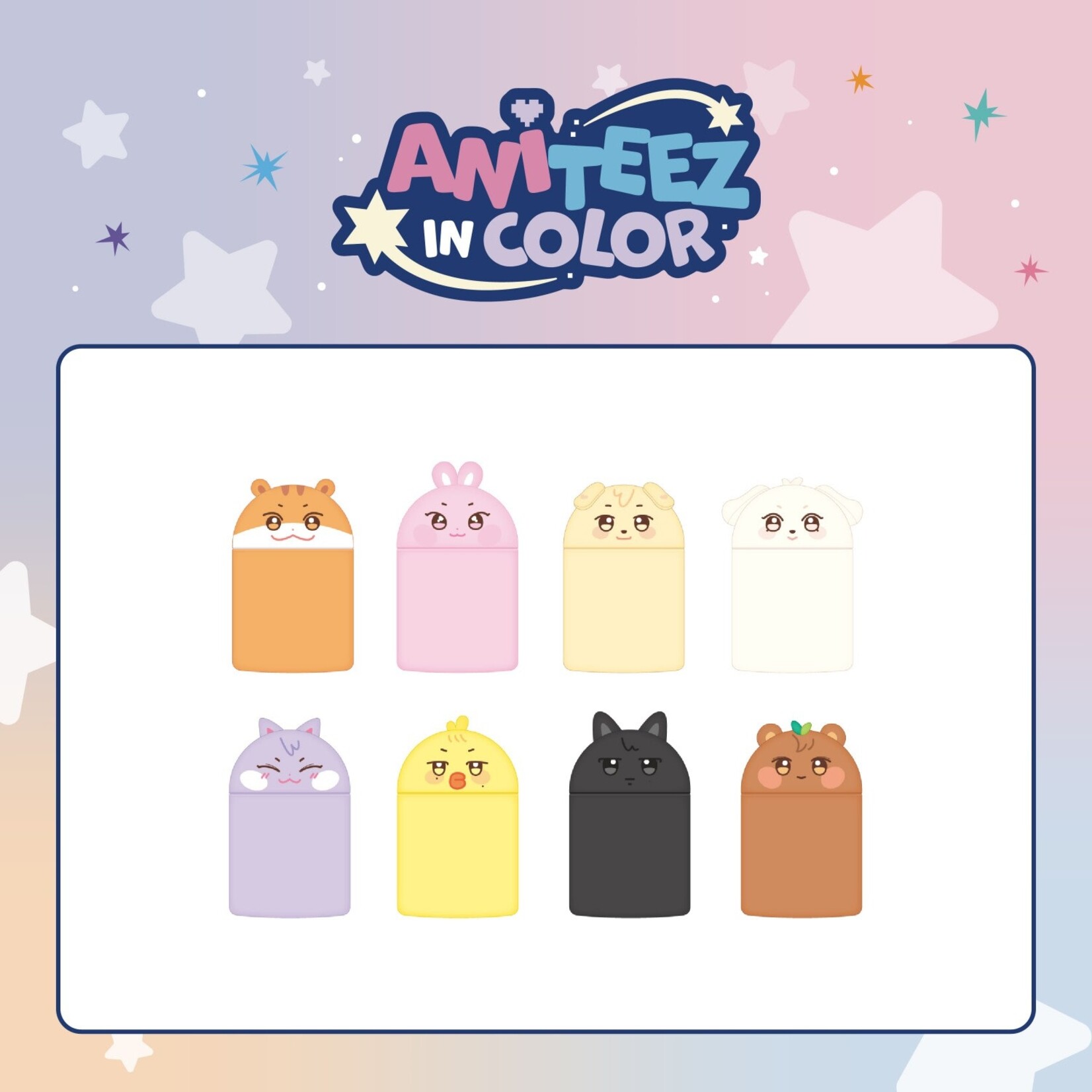 ATEEZ ATEEZ - 'ANITEEZ IN COLOR' MD MINI DESK TRASH BIN