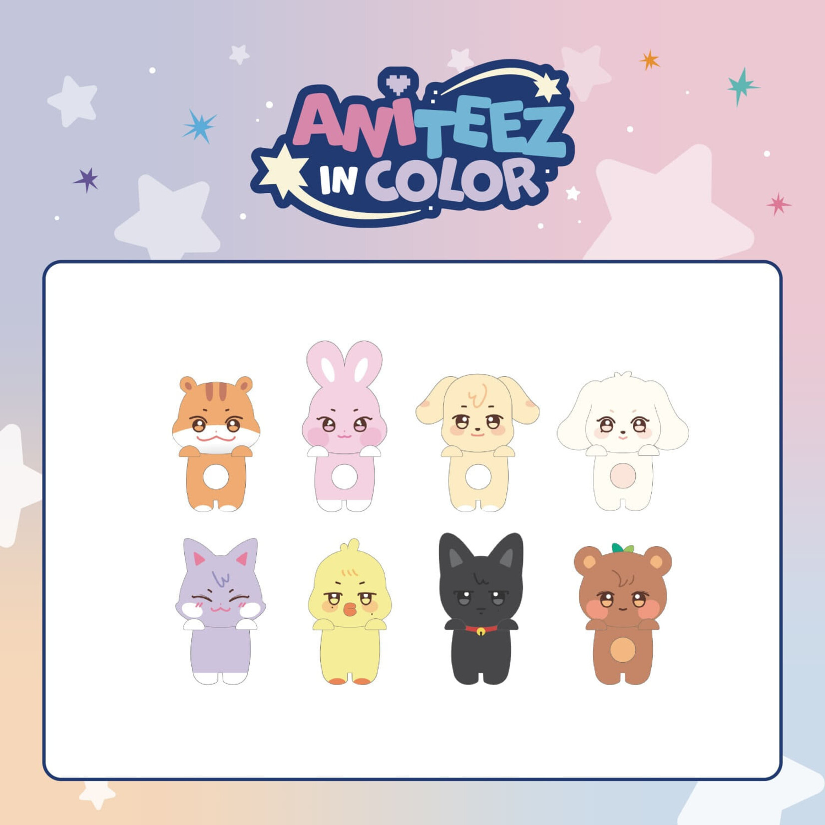 ATEEZ ATEEZ - 'ANITEEZ IN COLOR' MD MINI DECO FIGURE