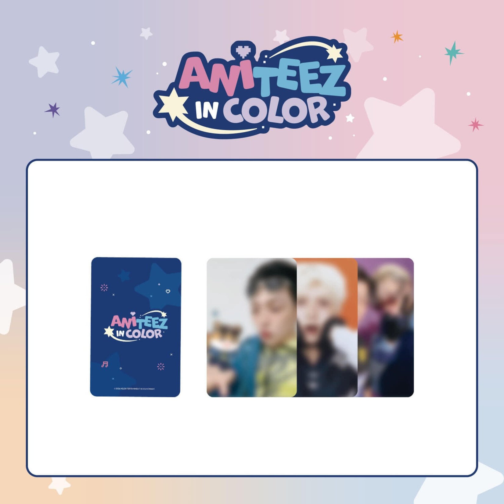 ATEEZ ATEEZ - 'ANITEEZ IN COLOR' MD RANDOM TRADING CARD