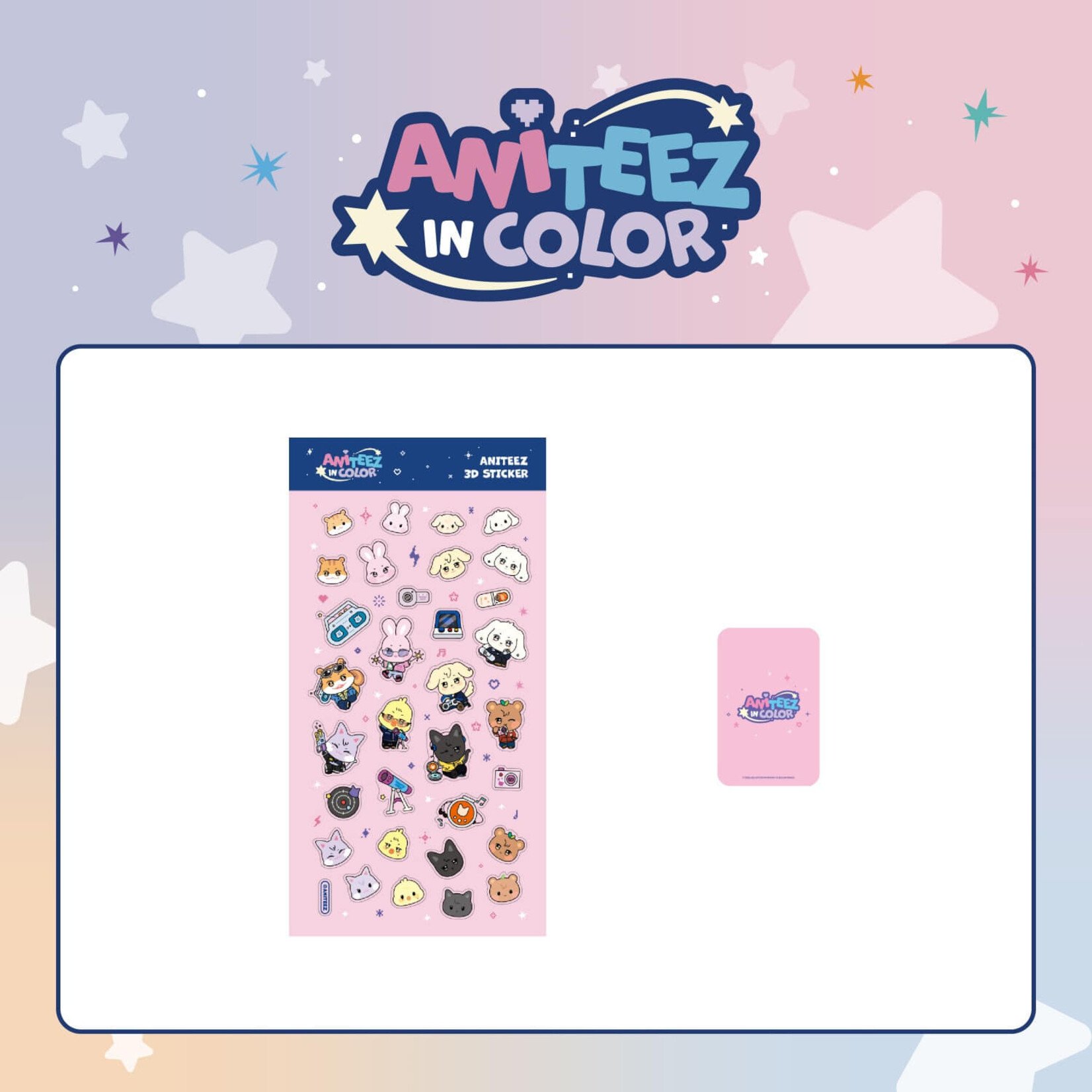 ATEEZ ATEEZ - 'ANITEEZ IN COLOR' MD ANITEEZ 3D STICKER