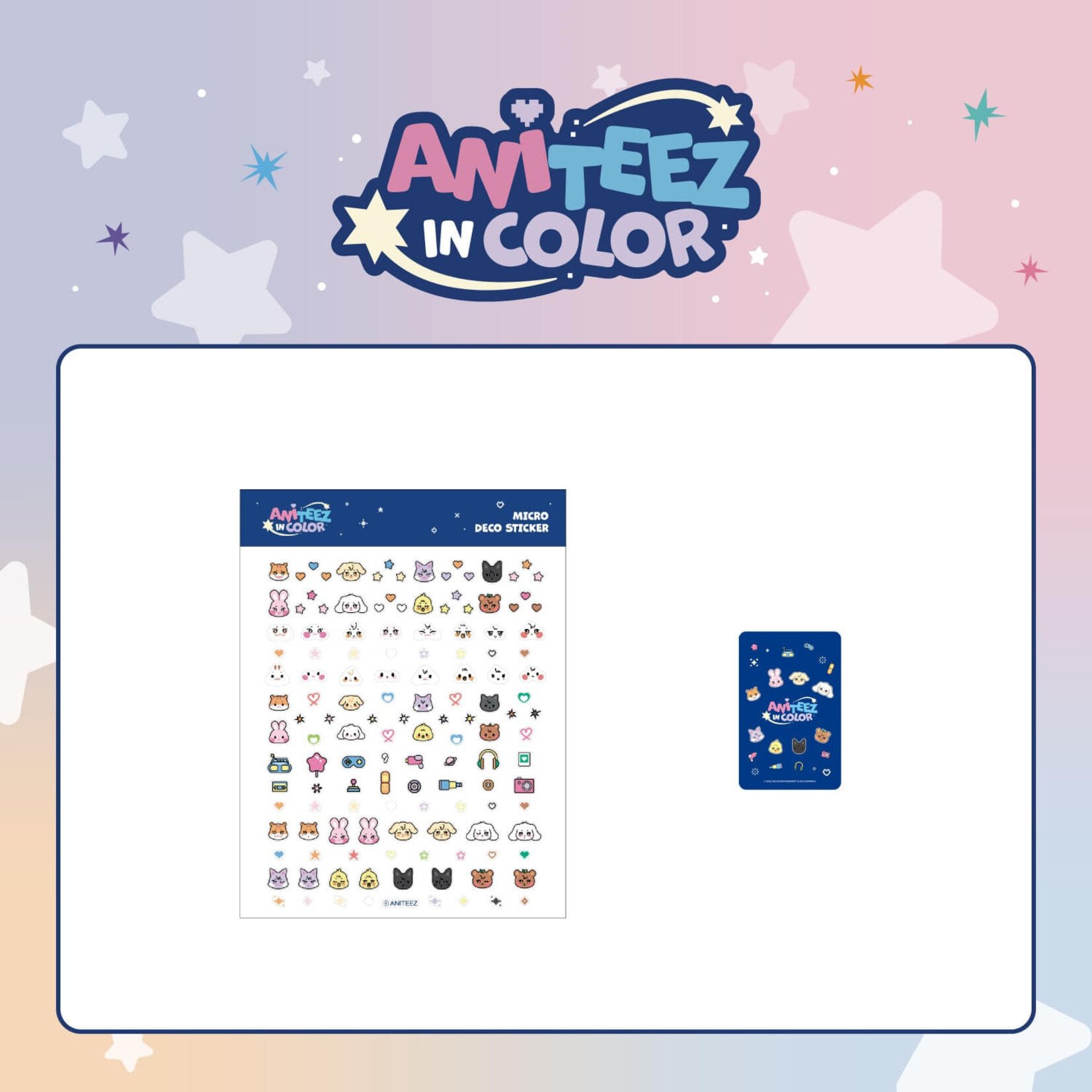 ATEEZ ATEEZ - 'ANITEEZ IN COLOR' MD MICRO DECO STICKER