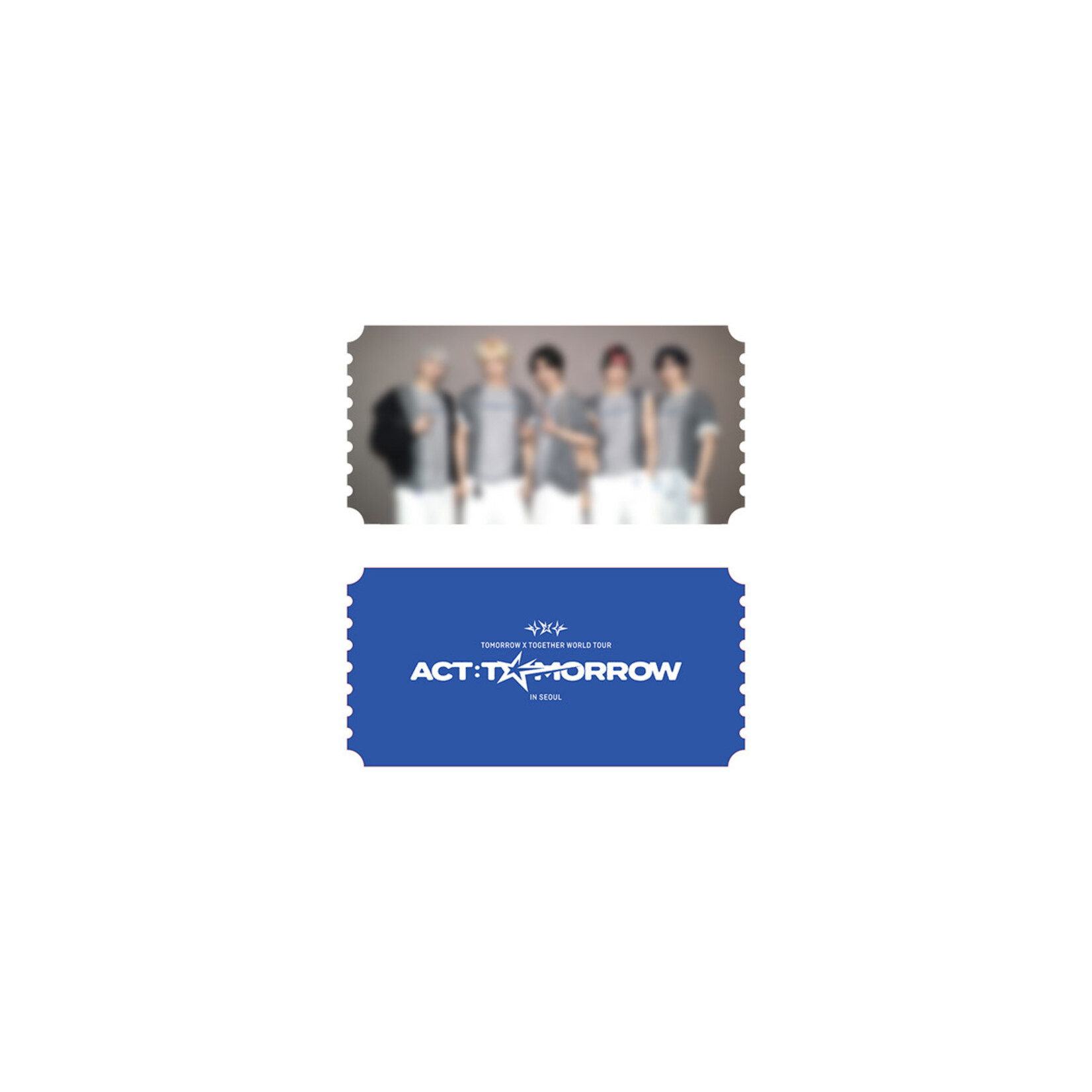 TXT TXT - TOMORROW X TOGETHER WORLD TOUR  IN SEOUL + ORIGINAL TICKET 1EA