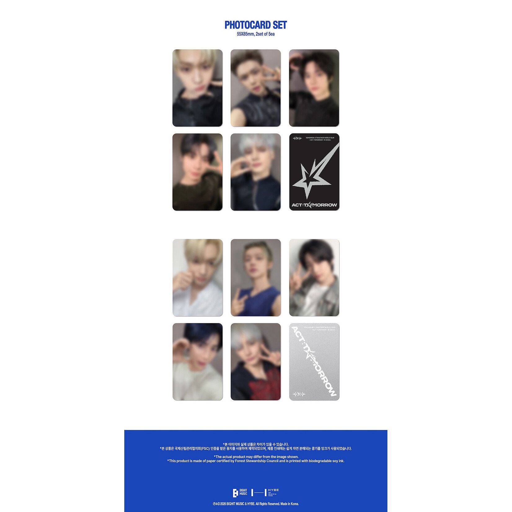 TXT TXT - TOMORROW X TOGETHER WORLD TOUR  IN SEOUL + Weverse Gift (WS)