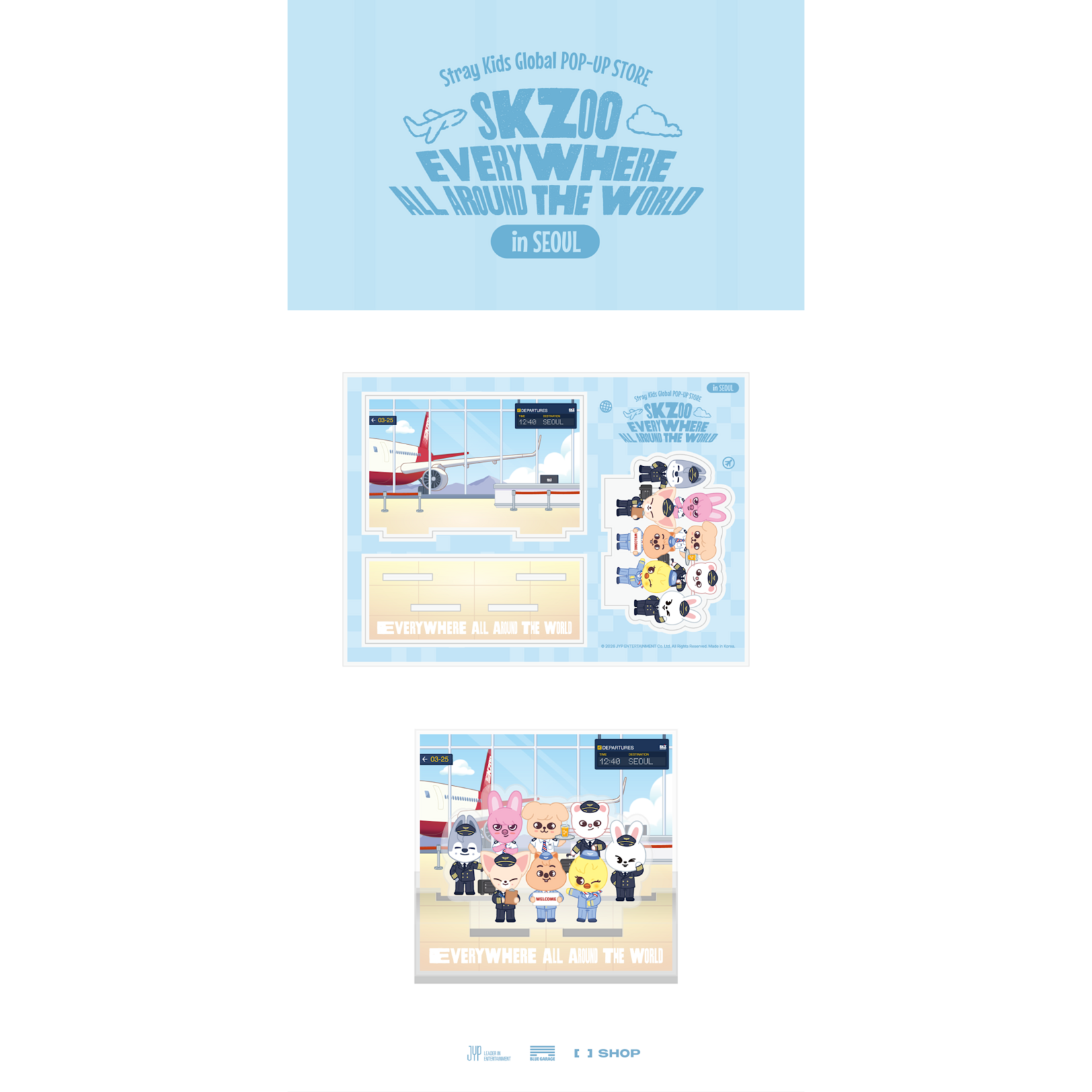 Stray Kids Stray Kids - SKZOO Everywhere All Around The World : SKZOO ACRYLIC STAND SEOUL Ver.