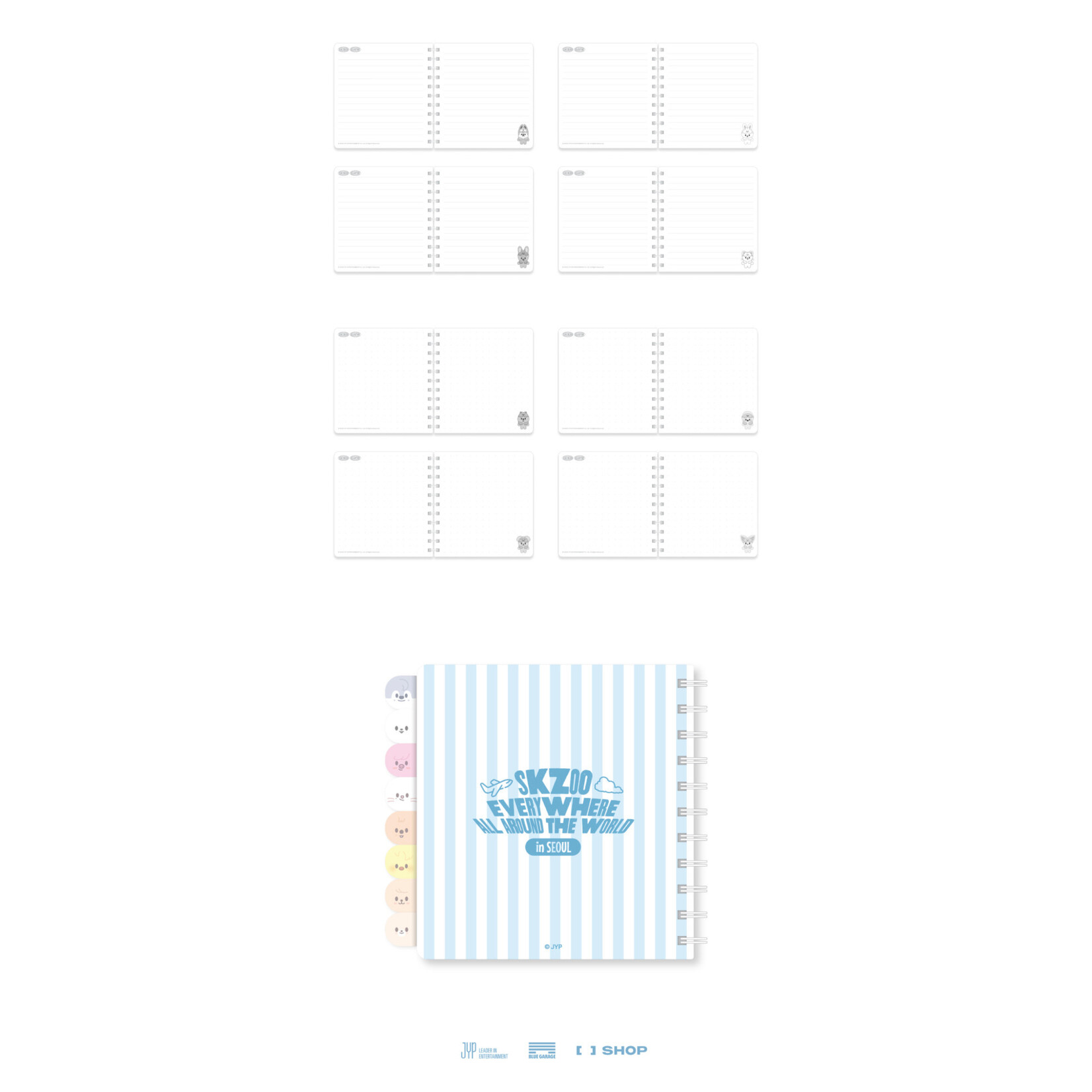 Stray Kids Stray Kids - SKZOO Everywhere All Around The World : SKZOO INDEX NOTE SEOUL Ver.