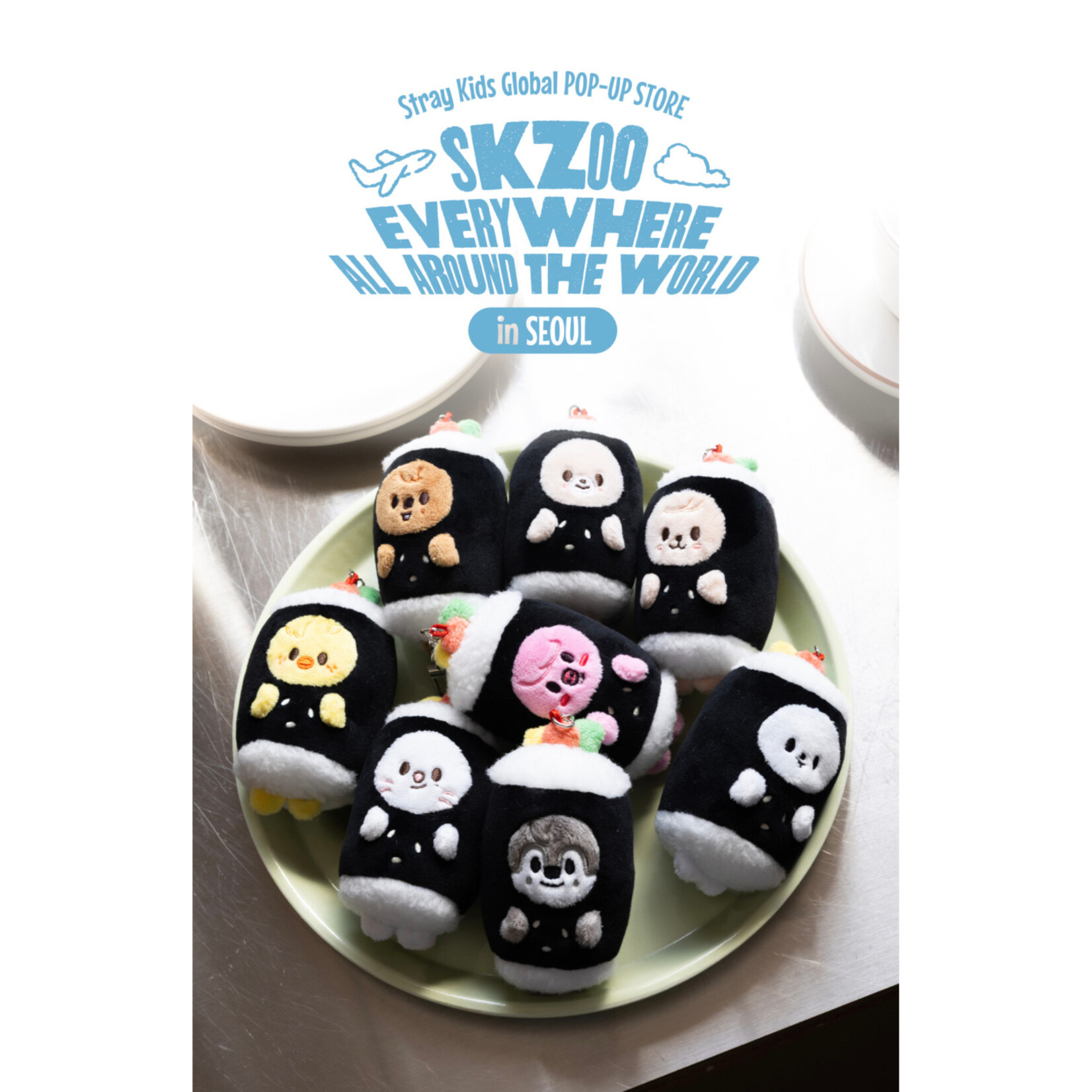 Stray Kids Stray Kids - SKZOO Everywhere All Around The World : SKZOO KEYRING SEOUL Ver.
