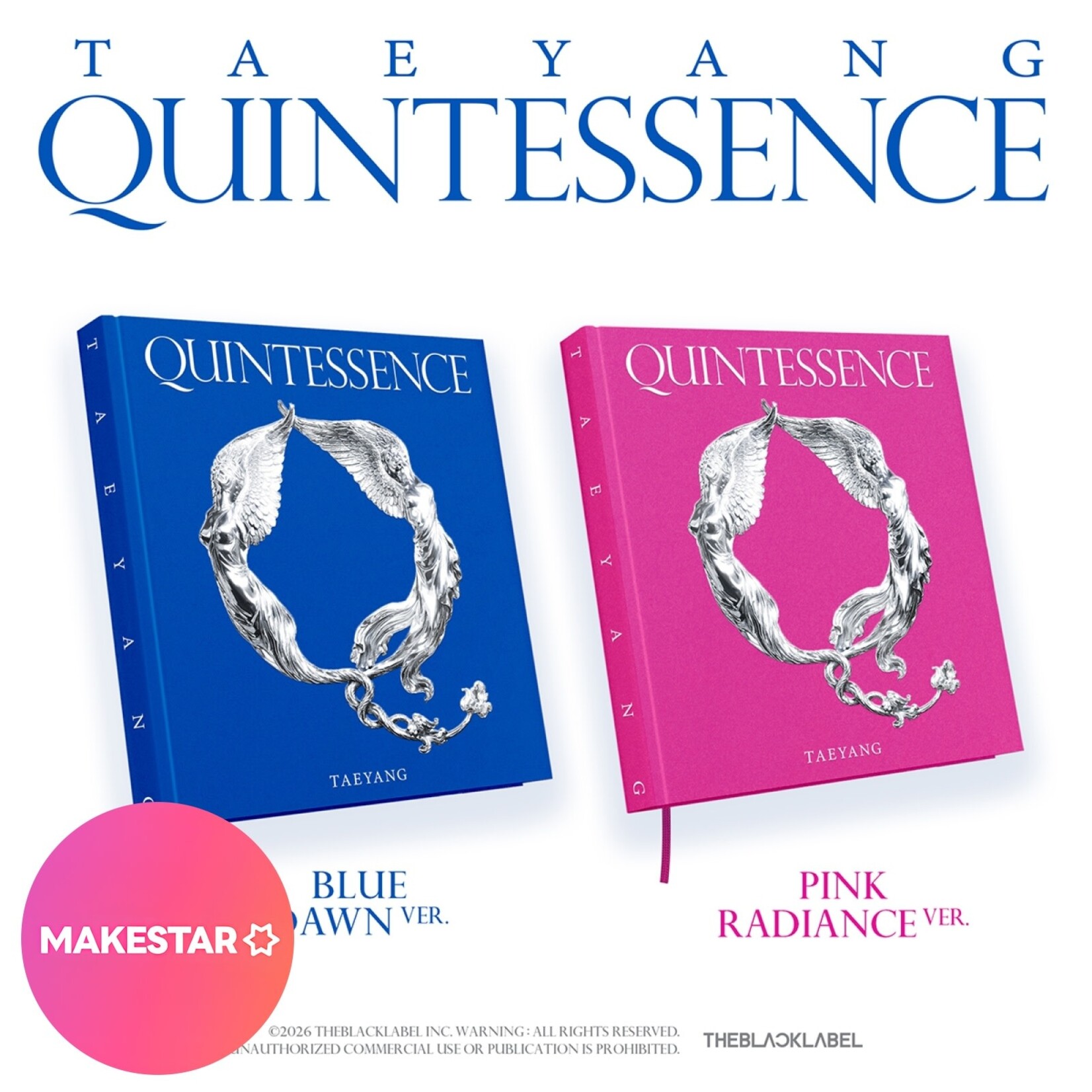 BIGBANG TAEYANG - ​QUINTESSENCE + Random Photocard (MAKESTAR)