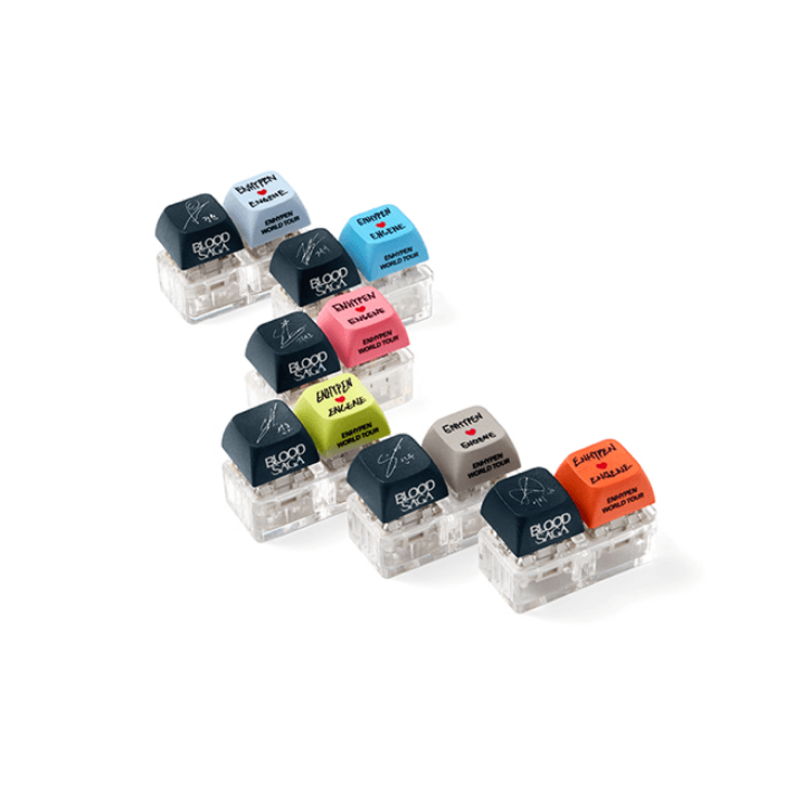 Enhypen ENHYPEN - WORLD TOUR 'BLOOD SAGA' Merch : Random Keyring