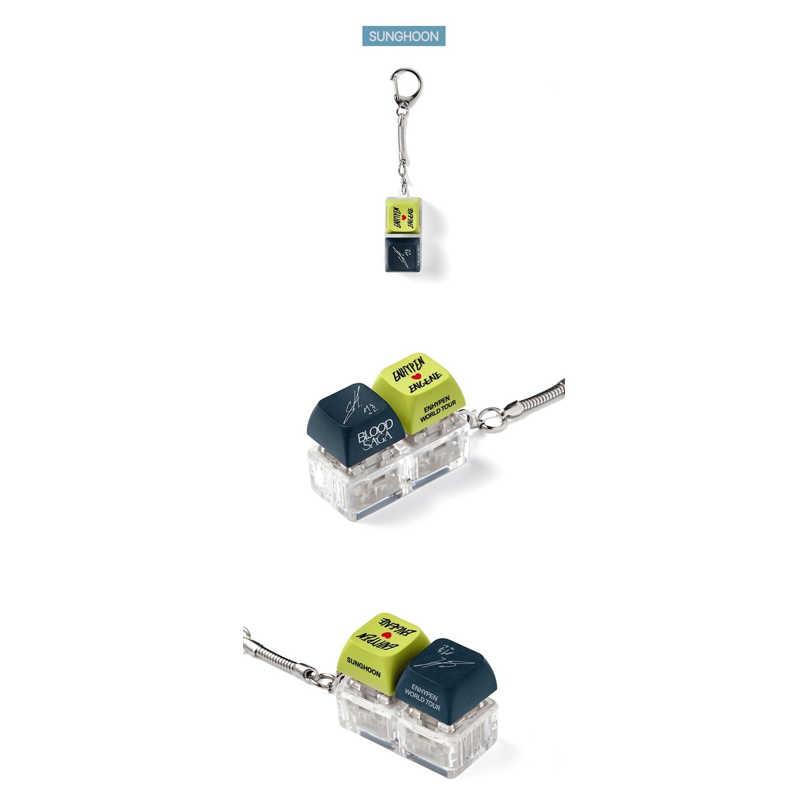 Enhypen ENHYPEN - WORLD TOUR 'BLOOD SAGA' Merch : Random Keyring