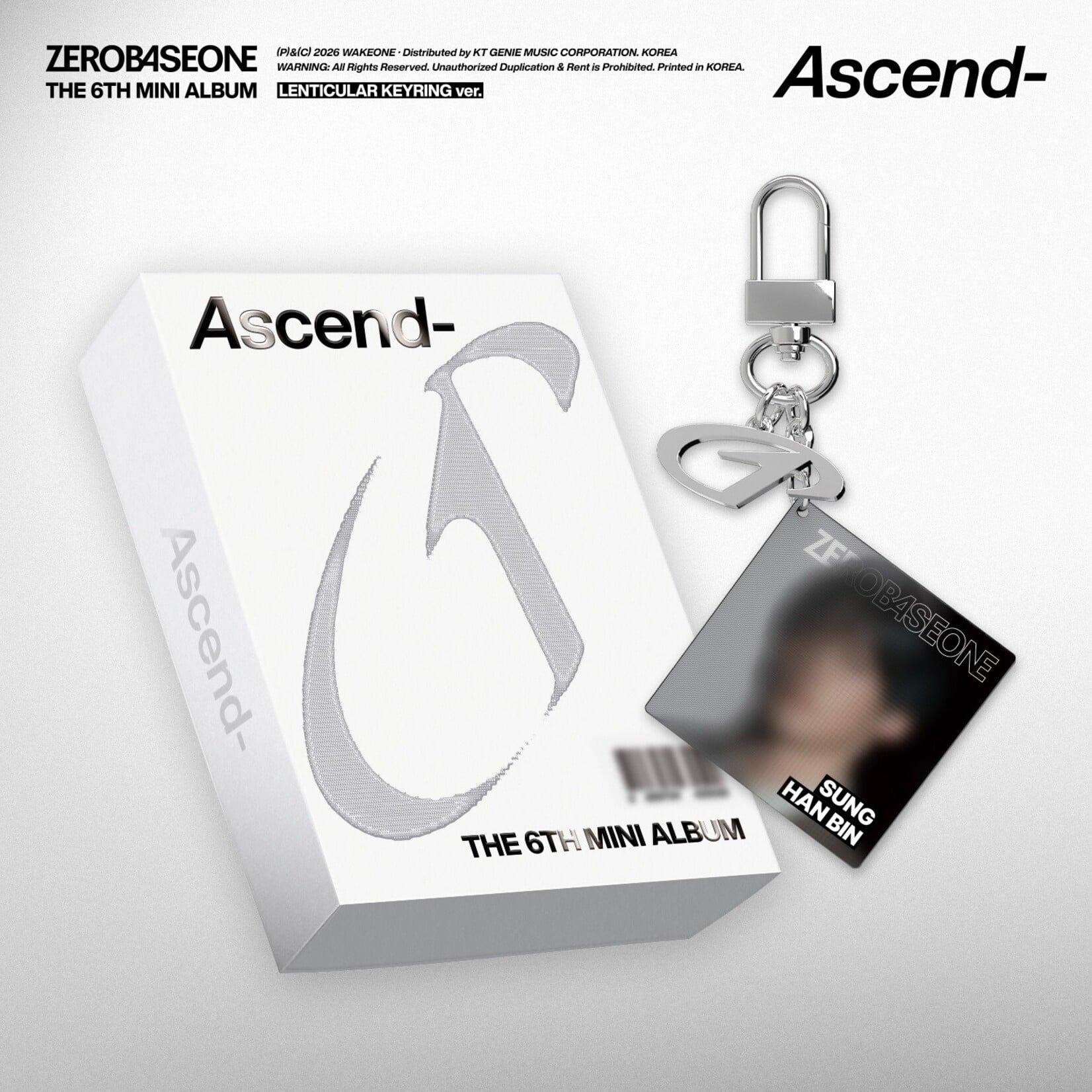 ZeroBaseOne ZEROBASEONE - The 6th Mini Album [Ascend-] (LENTICULAR KEYRING Ver.)