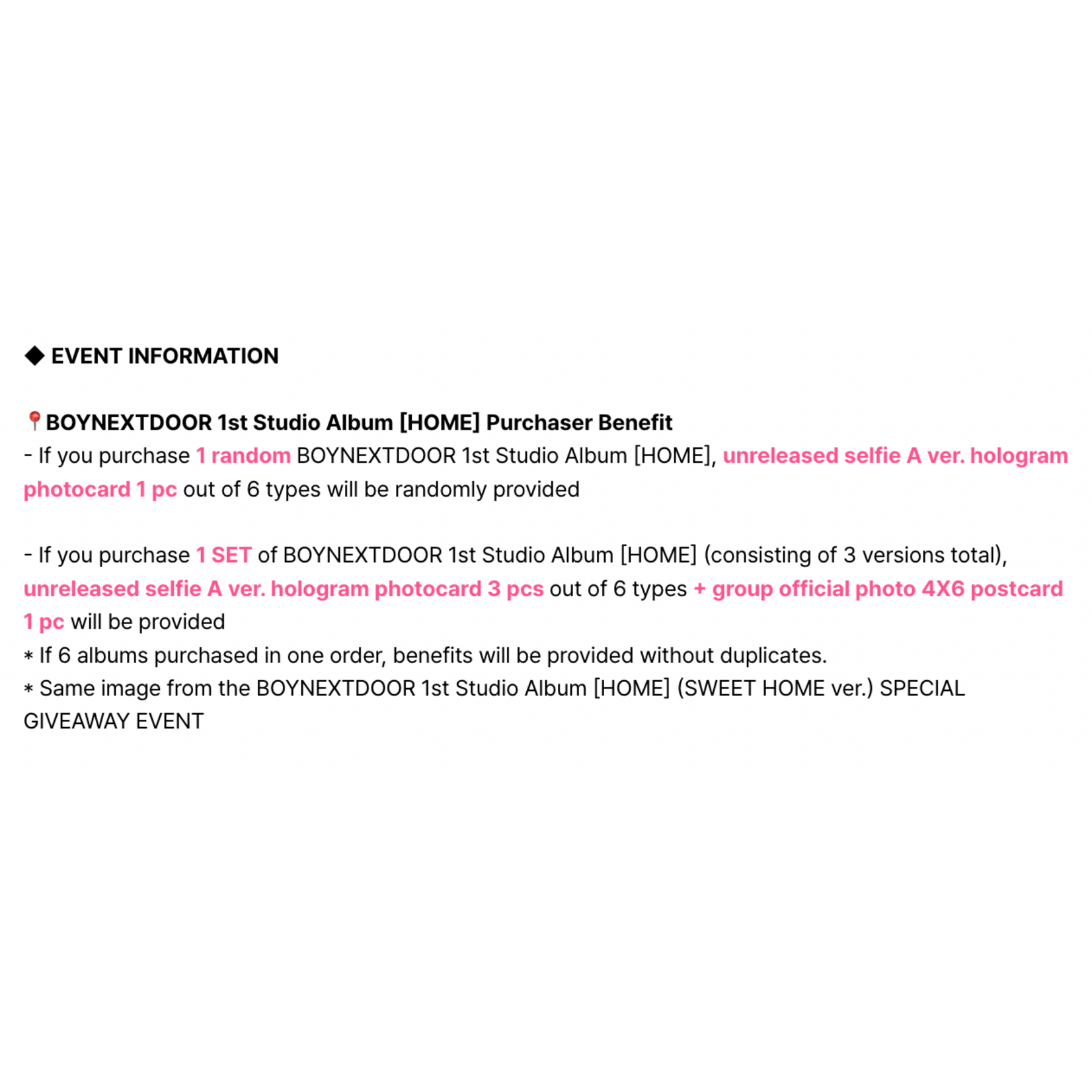 BoyNextDoor BOYNEXTDOOR - 1st Studio Album [HOME] (Photobook Ver.) + Random Photocard (MAKESTAR)