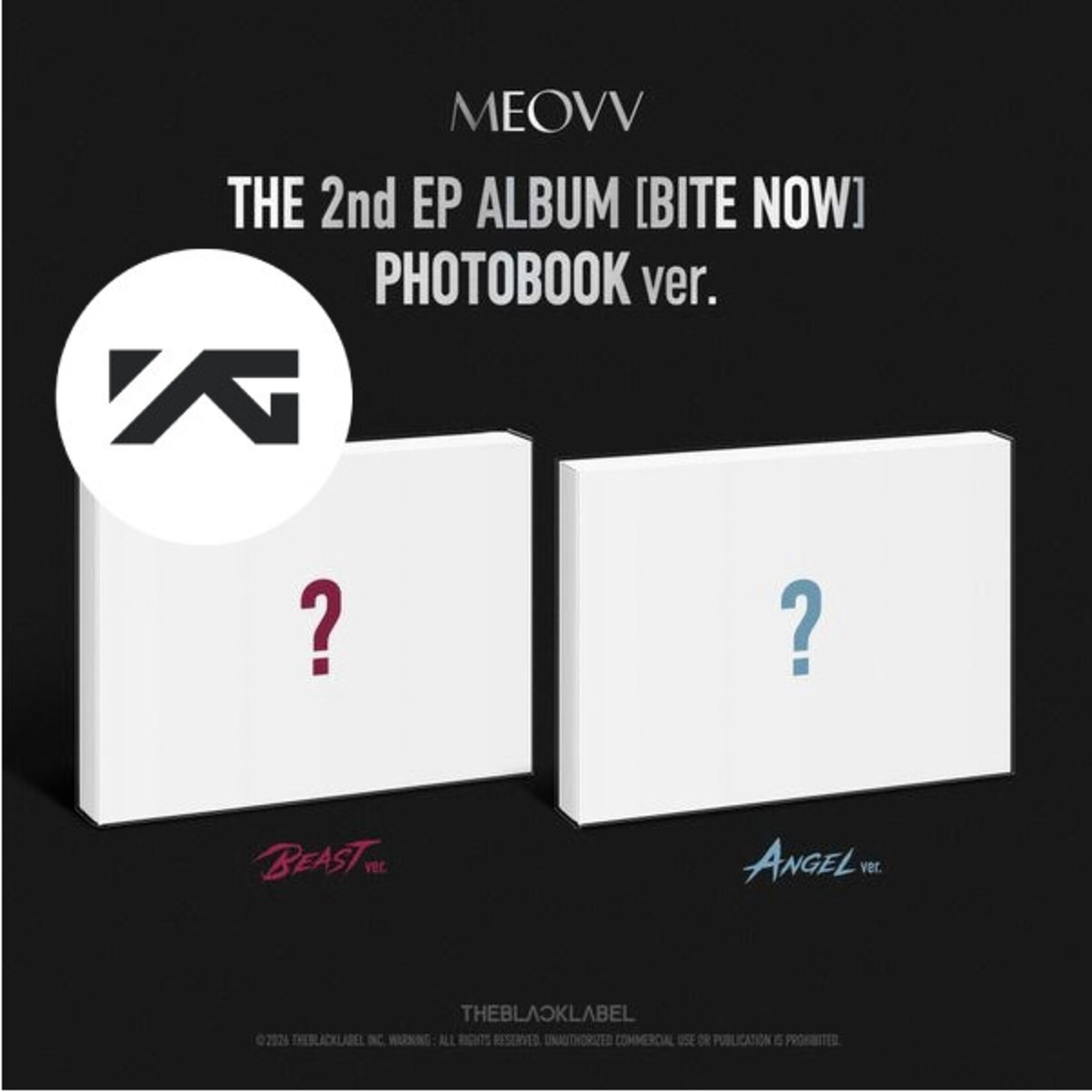 MEOVV MEOVV - THE 2nd EP ALBUM [BITE NOW] (PHOTOBOOK ver.) + Random Photocard (YG)