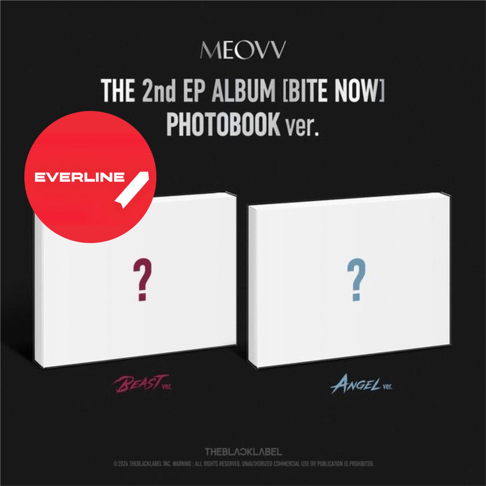 MEOVV MEOVV - THE 2nd EP ALBUM [BITE NOW] (PHOTOBOOK ver.) + Random Photocard (EVERLINE)