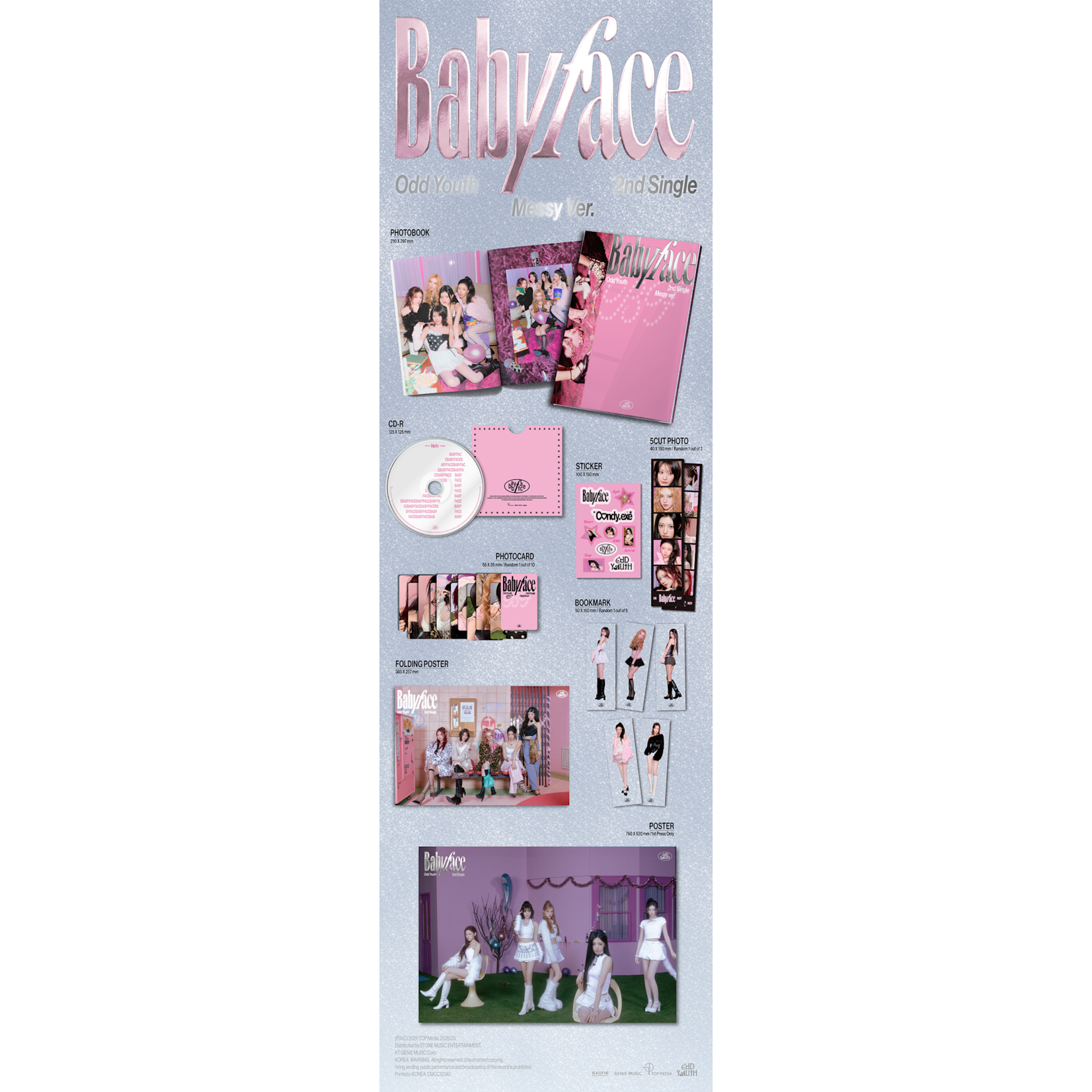 ODD YOUTH ODD YOUTH - 2nd Single Album [Babyface] (Photobook Ver.)