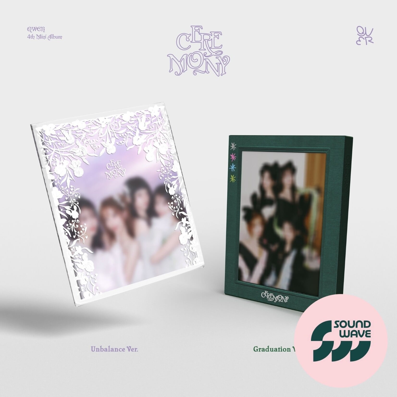 QWER QWER - 4th Mini Album [CEREMONY] (Photobook Ver.) + Random Photocard (SW)