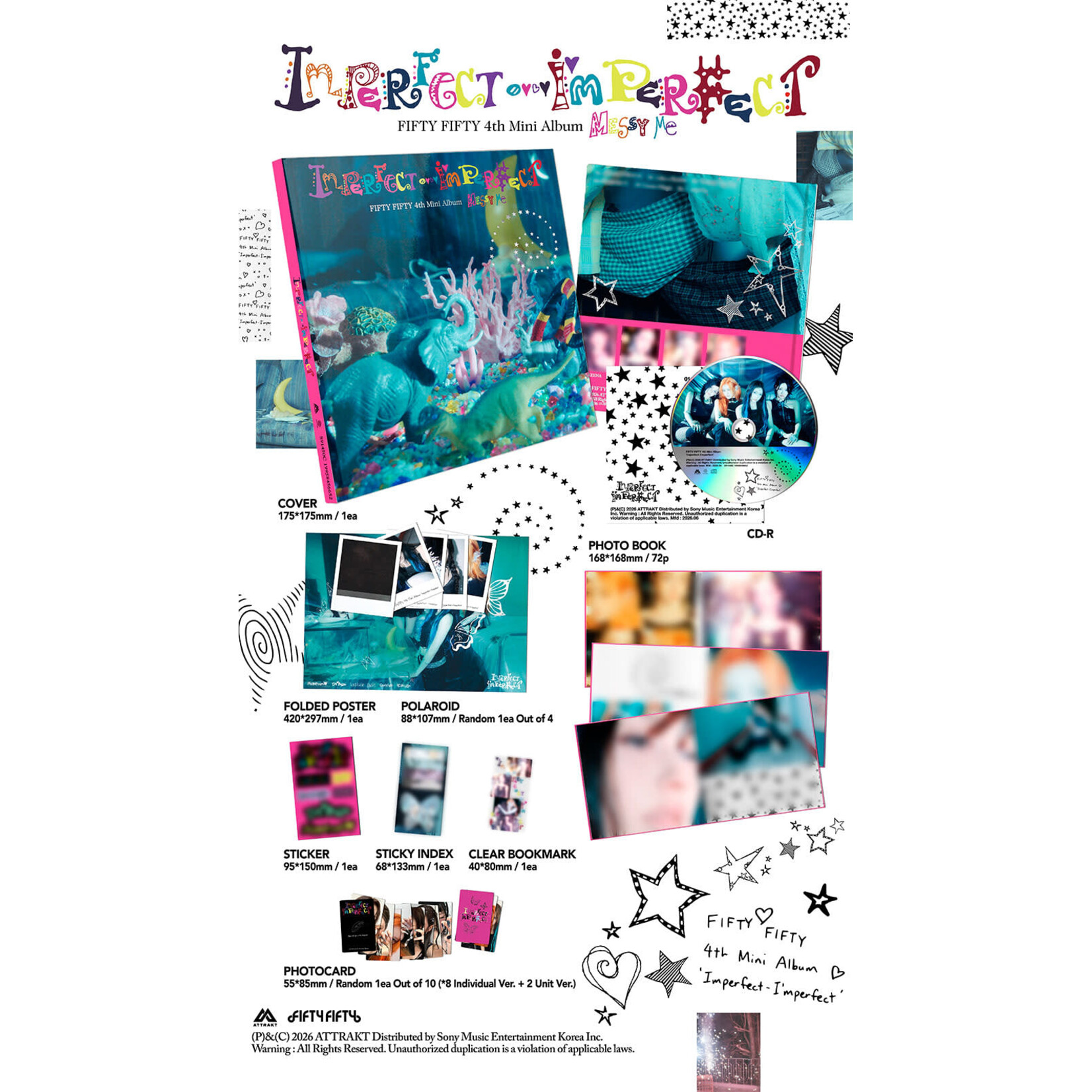 Fifty Fifty FIFTY FIFTY - 4th Mini Album [Imperfect-I’mperfect]