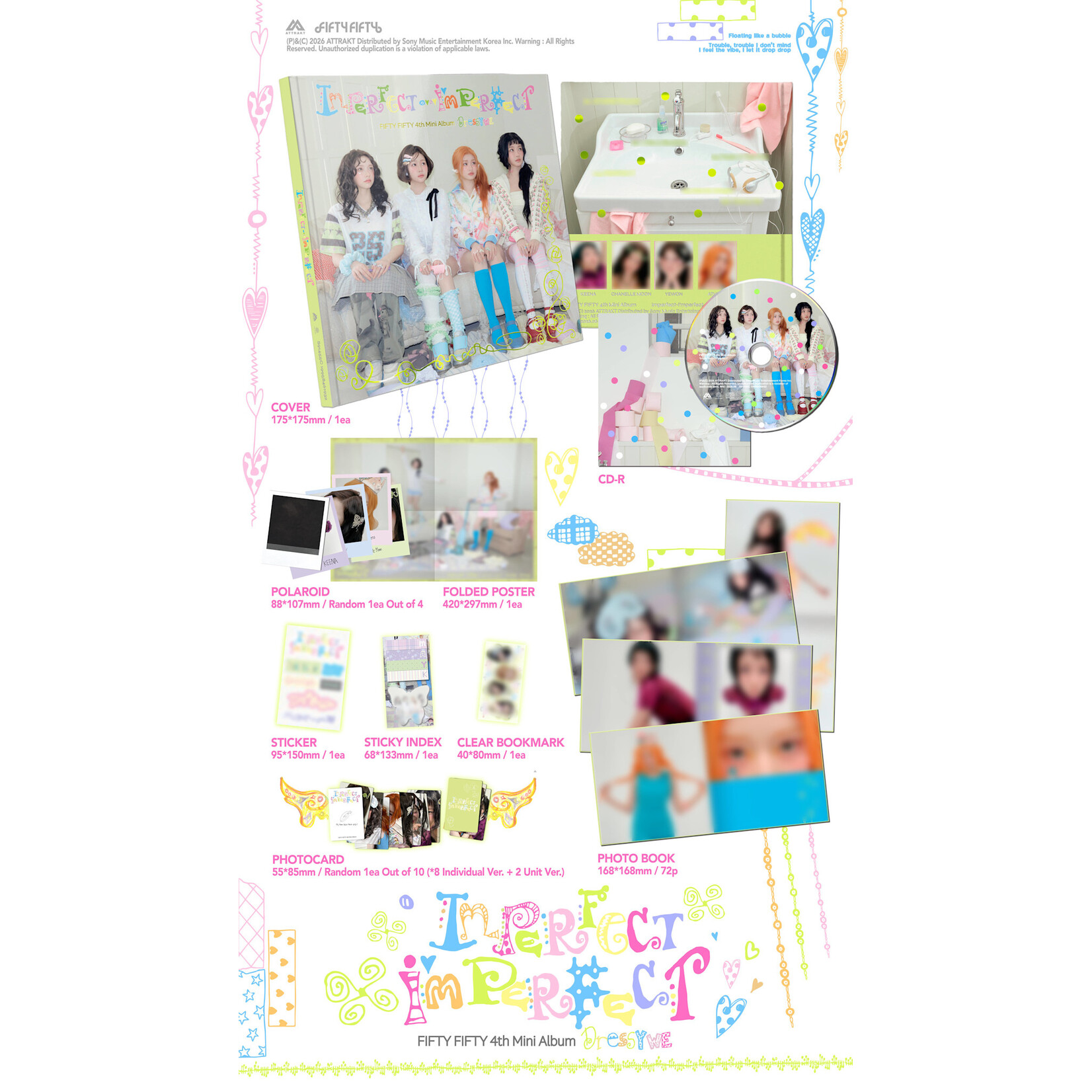 Fifty Fifty FIFTY FIFTY - 4th Mini Album [Imperfect-I’mperfect]