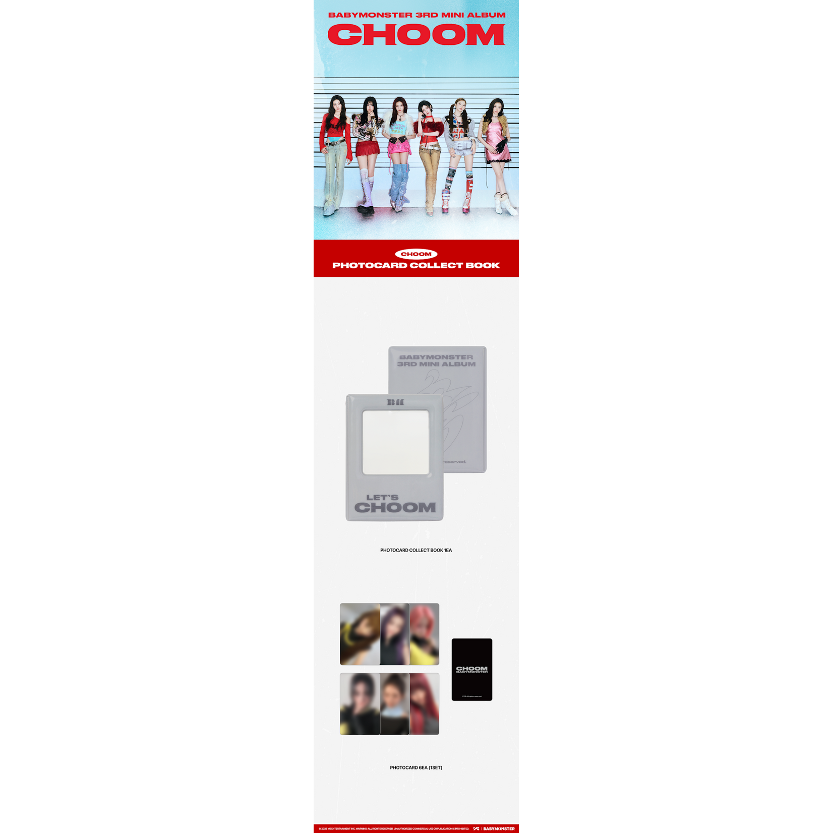 BABYMONSTER BABYMONSTER - [CHOOM] BABYMONSTER PHOTOCARD COLLECT BOOK
