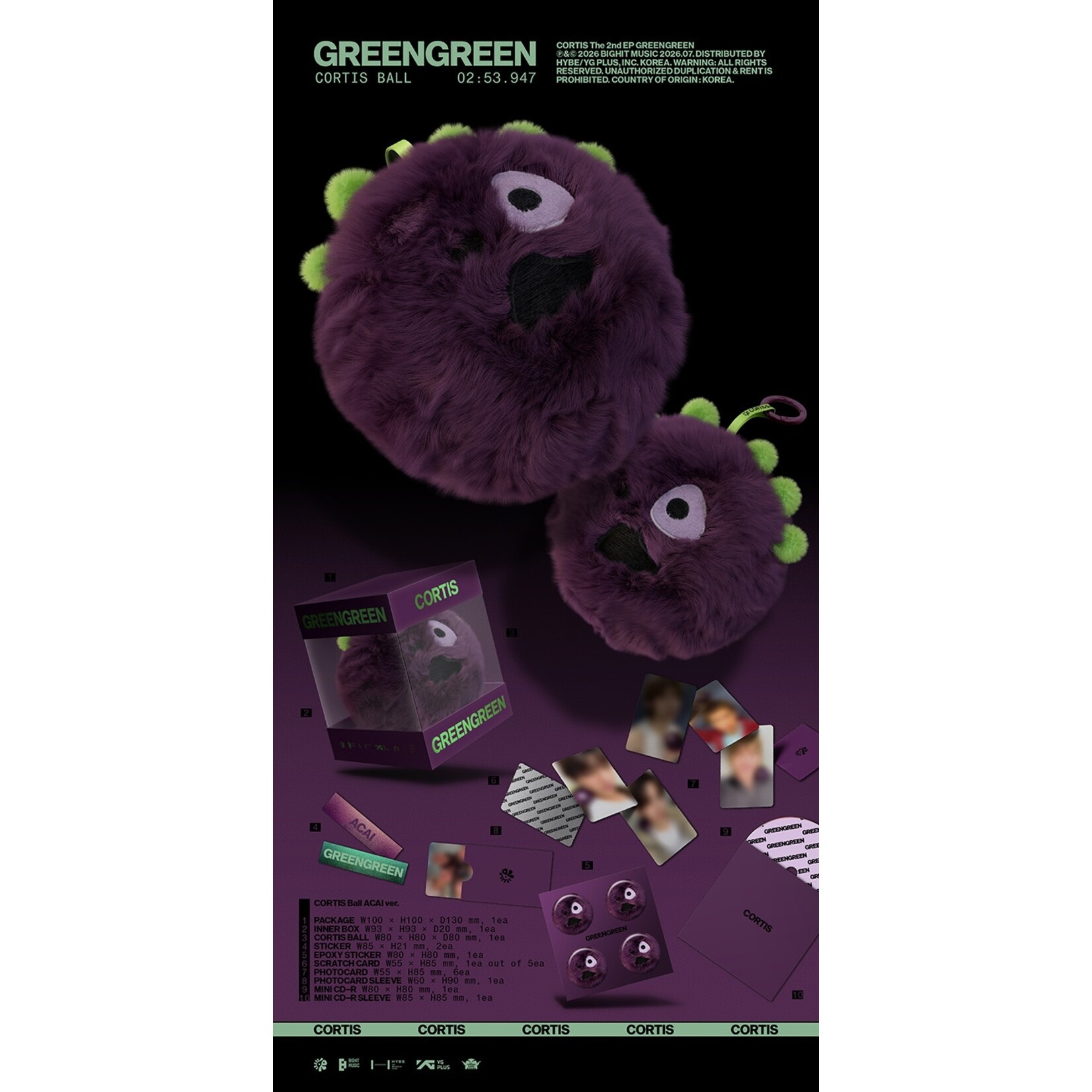 CORTIS CORTIS - The 2nd EP [GREENGREEN] (CORTIS Ball ver.)