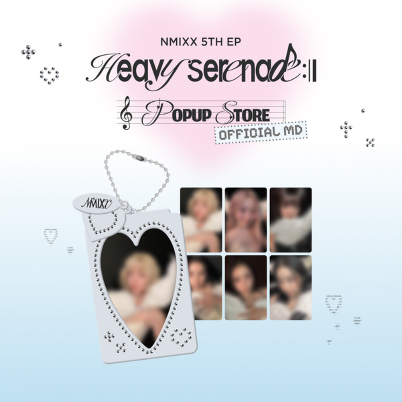 NMIXX NMIXX - [Heavy Serenade] POP-UP STORE - PHOTOCARD HOLDER KEYRING & PHOTOCARD SET