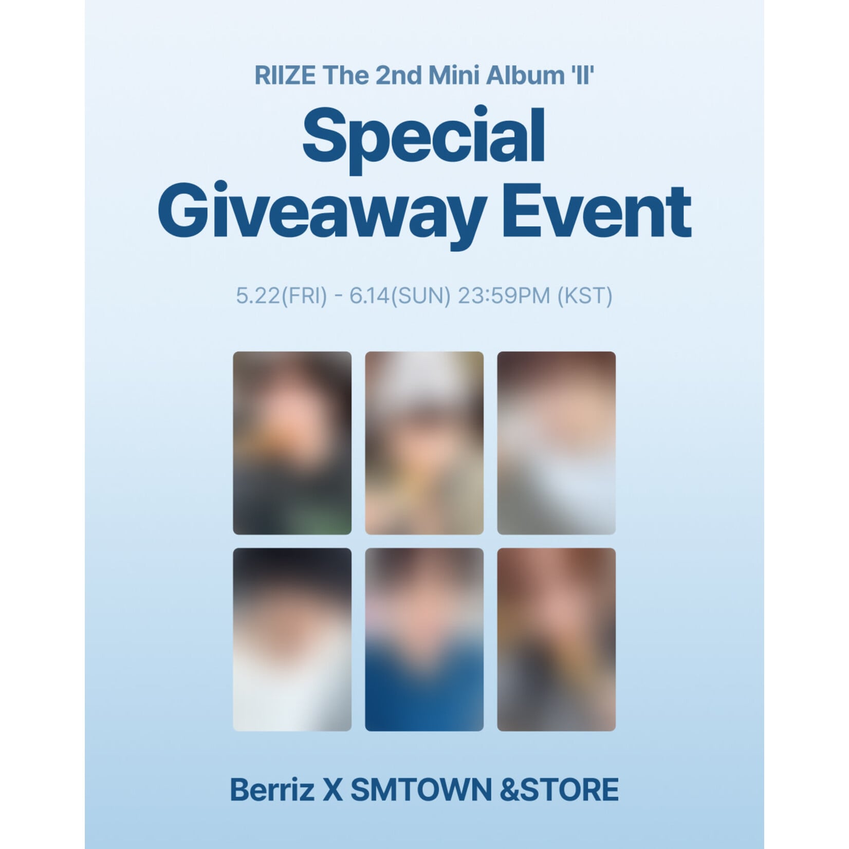Riize RIIZE - 2ND MINI ALBUM [II] (SMini Ver.) + Random Photocard (SM)