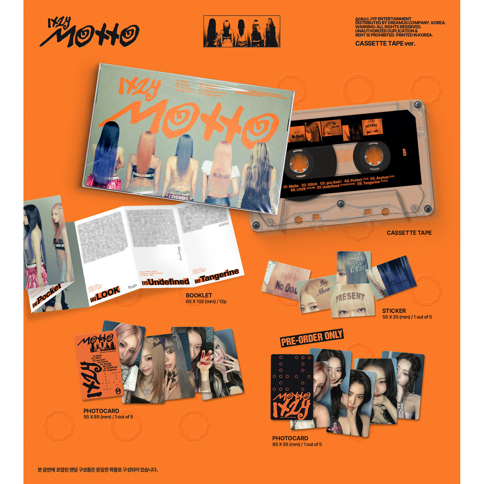 Itzy ITZY - [MOTTO] CASSETTE TAPE VER.