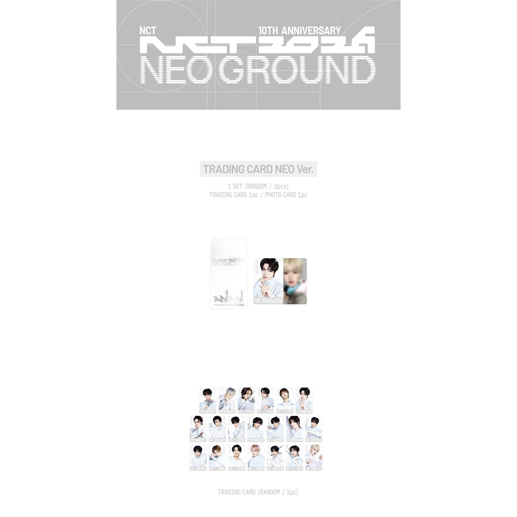 NCT NCT - 2026 NCT 10TH ANNIVERSARY [NCT 2026] POP UP : NEO GROUND MD : RANDOM TRADING CARD
