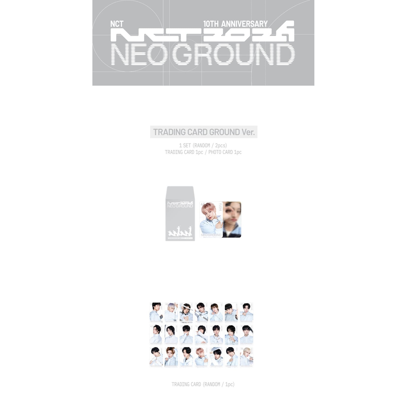 NCT NCT - 2026 NCT 10TH ANNIVERSARY [NCT 2026] POP UP : NEO GROUND MD : RANDOM TRADING CARD