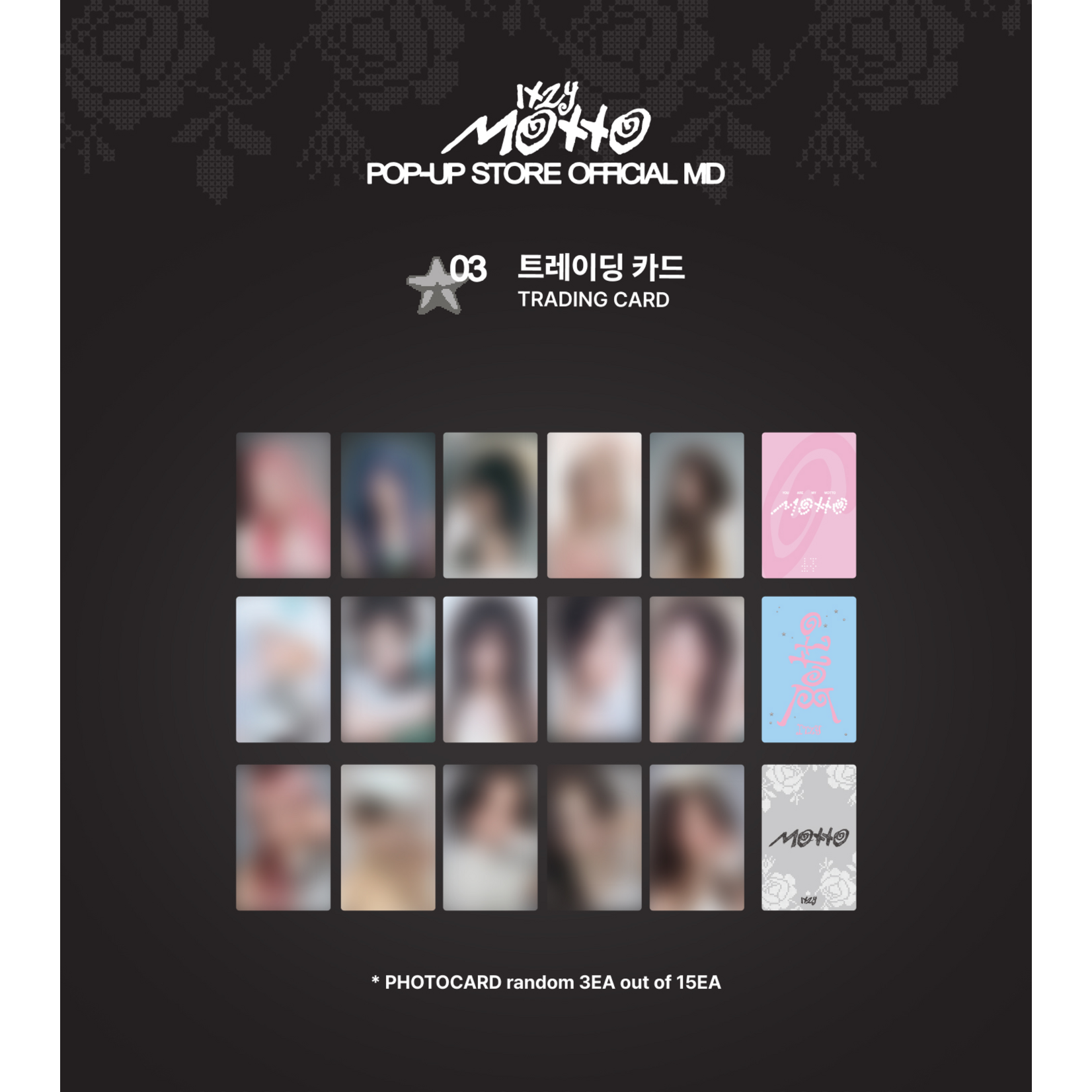 Itzy ITZY - Motto POP-UP STORE : TRADING CARD