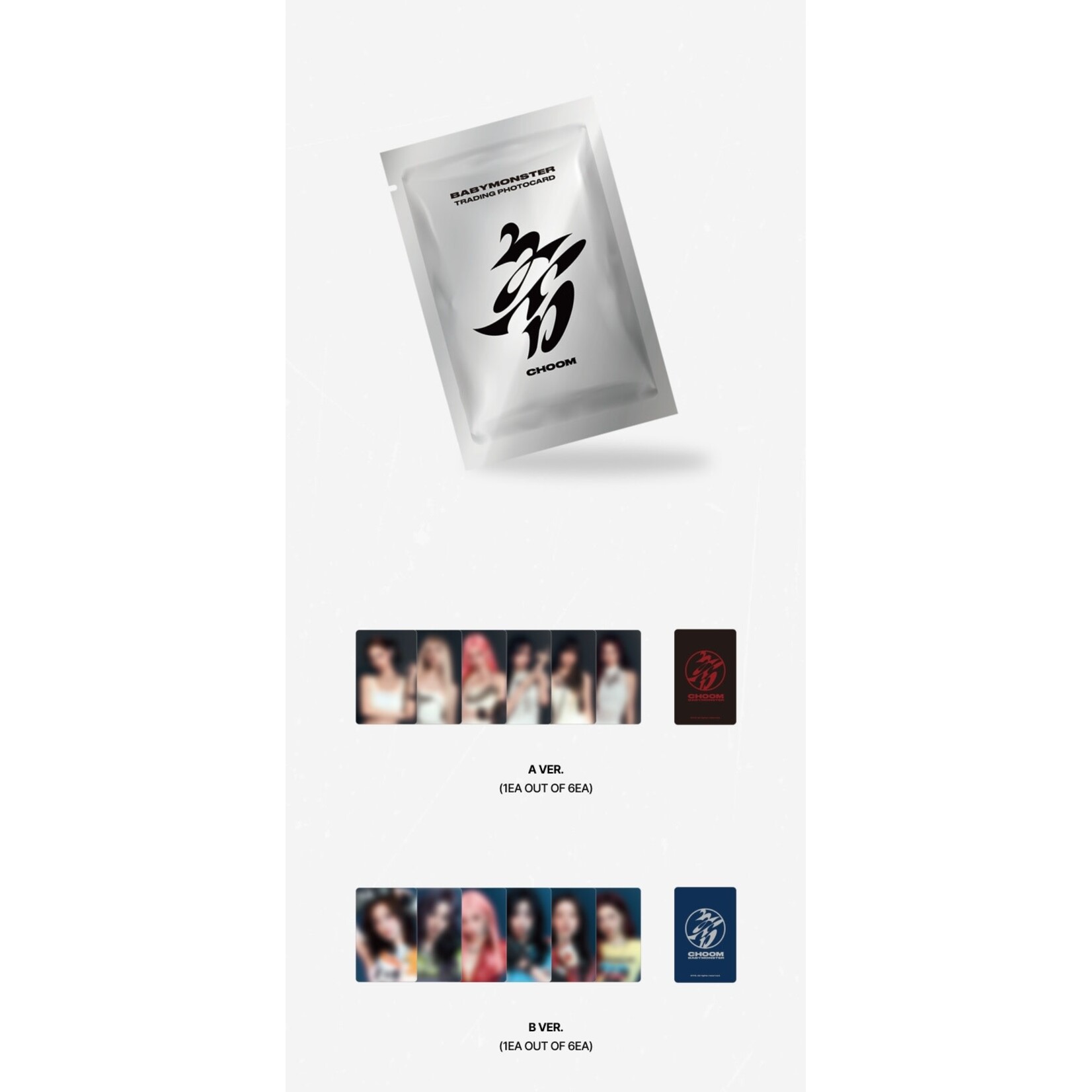 BABYMONSTER BABYMONSTER - [CHOOM] BABYMONSTER TRADING PHOTOCARD PACK