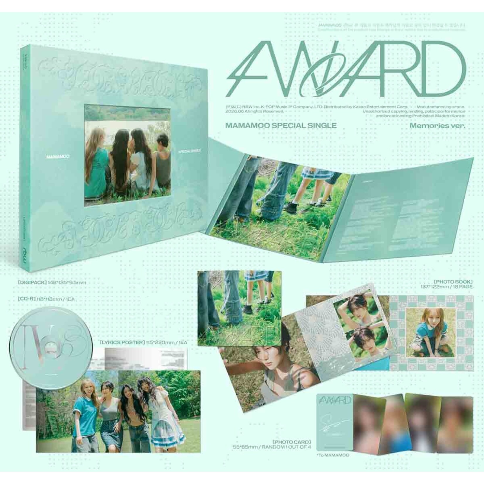 Mamamoo Mamamoo - Special Single [4WARD] (Photobook Ver.)