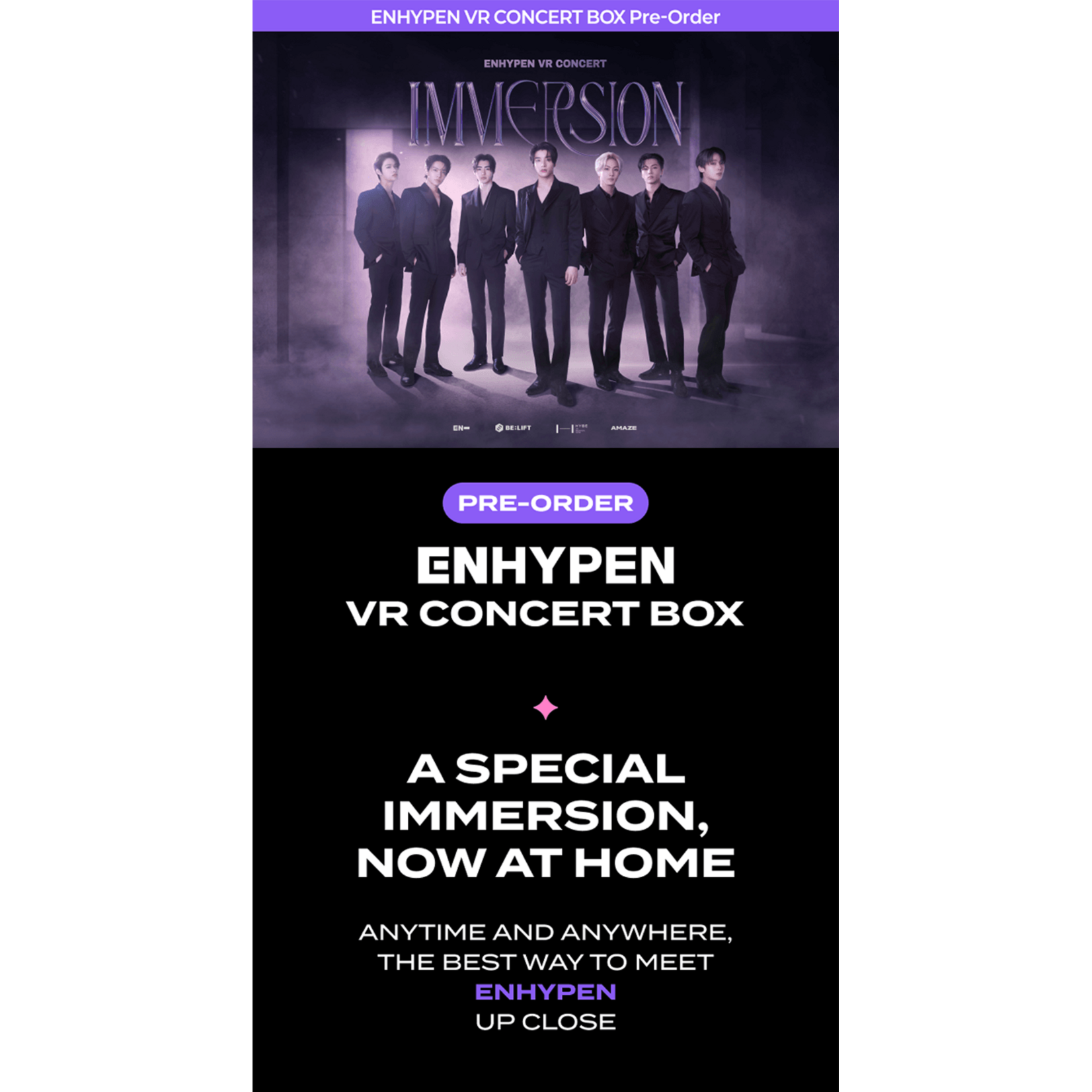 Enhypen ENHYPEN - [VR CONCERT BOX] (IMMERSION Package)