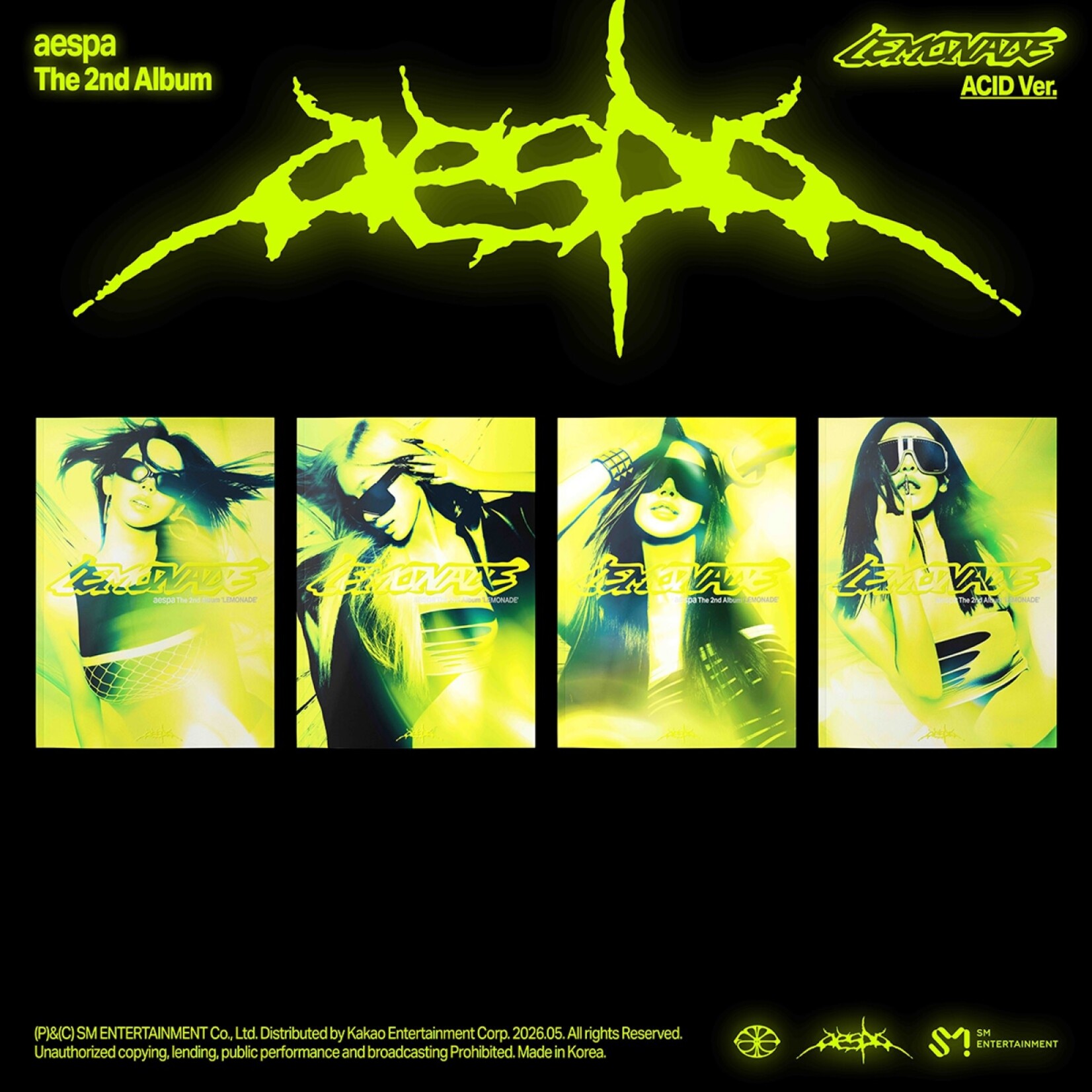 Aespa aespa - 2ND ALBUM [LEMONADE] (ACID Ver.)