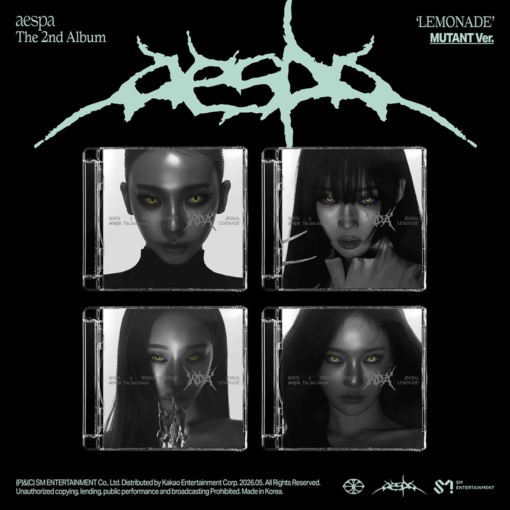 Aespa aespa - 2ND ALBUM [LEMONADE] (MUTANT Ver.)