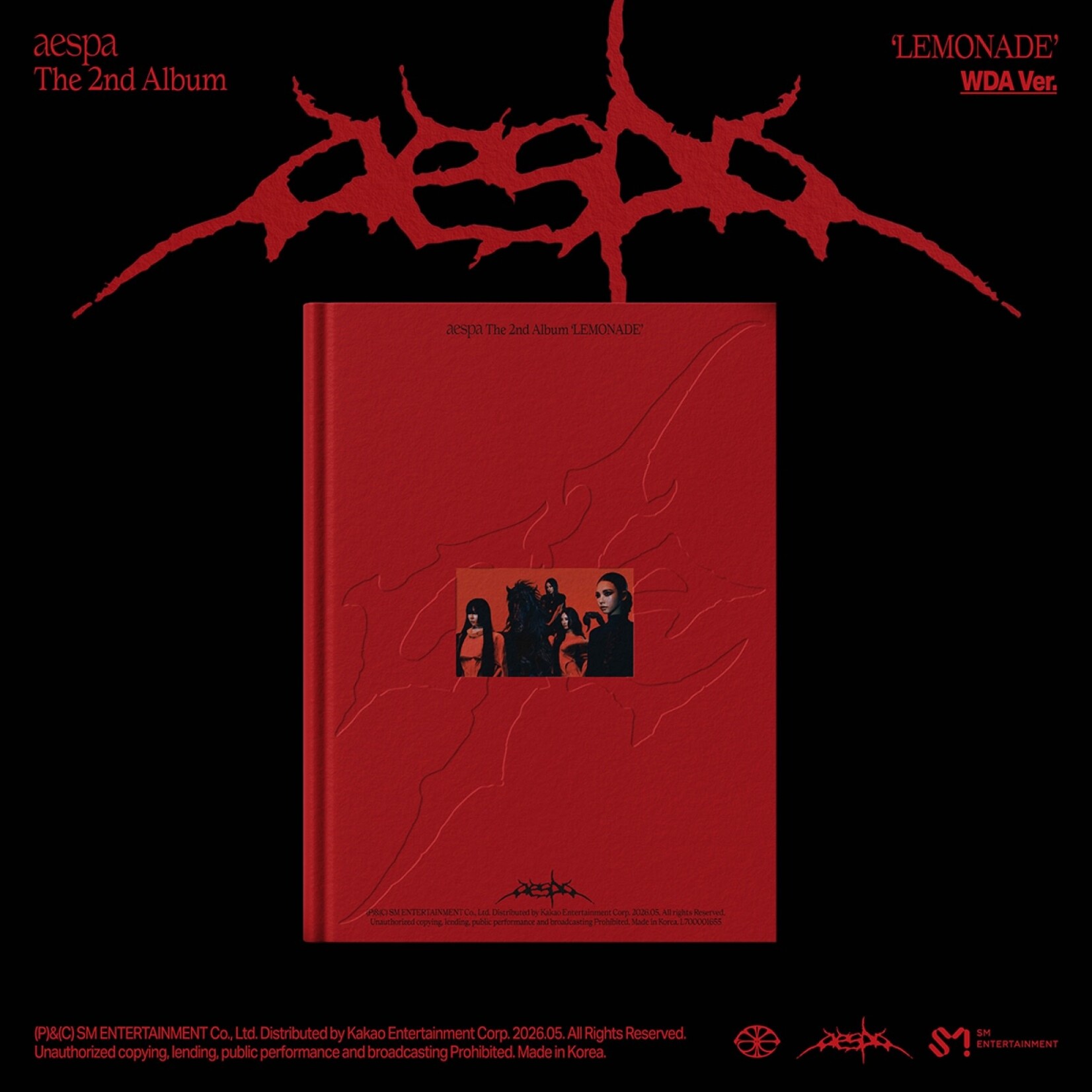 Aespa aespa - 2ND ALBUM [LEMONADE] (WDA Ver.)